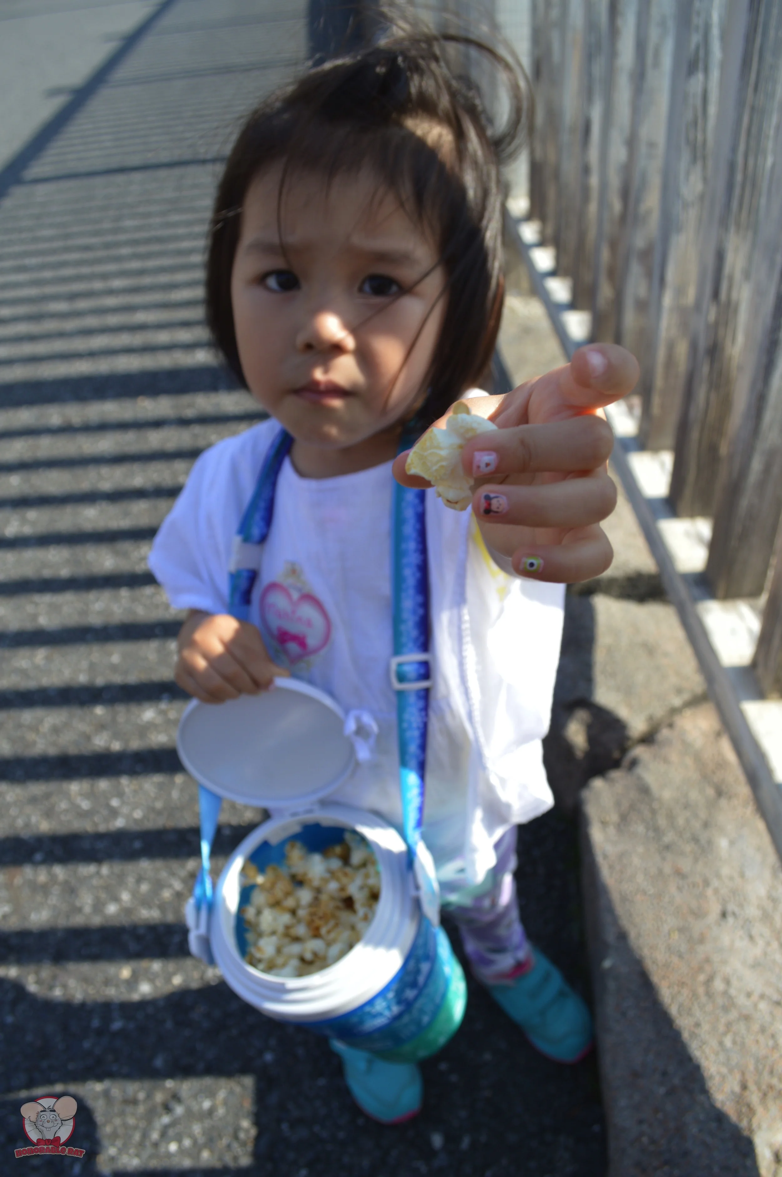 Little Mahina sharing her super power with you