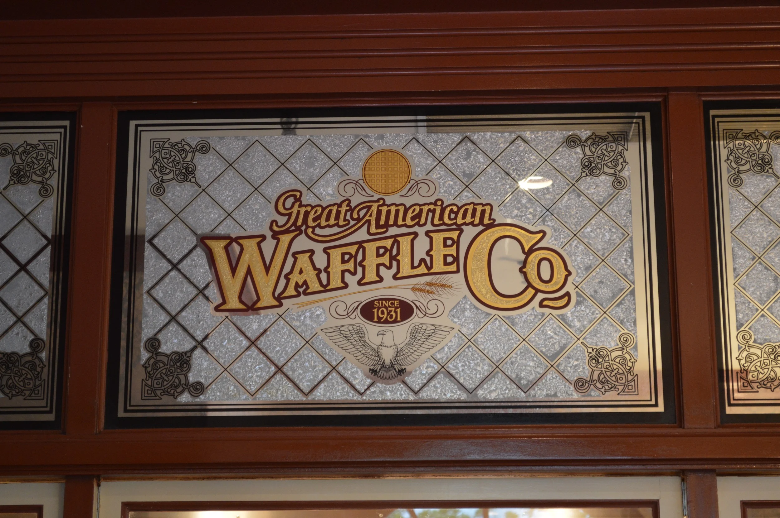 Great American Waffle Company Stained Glass