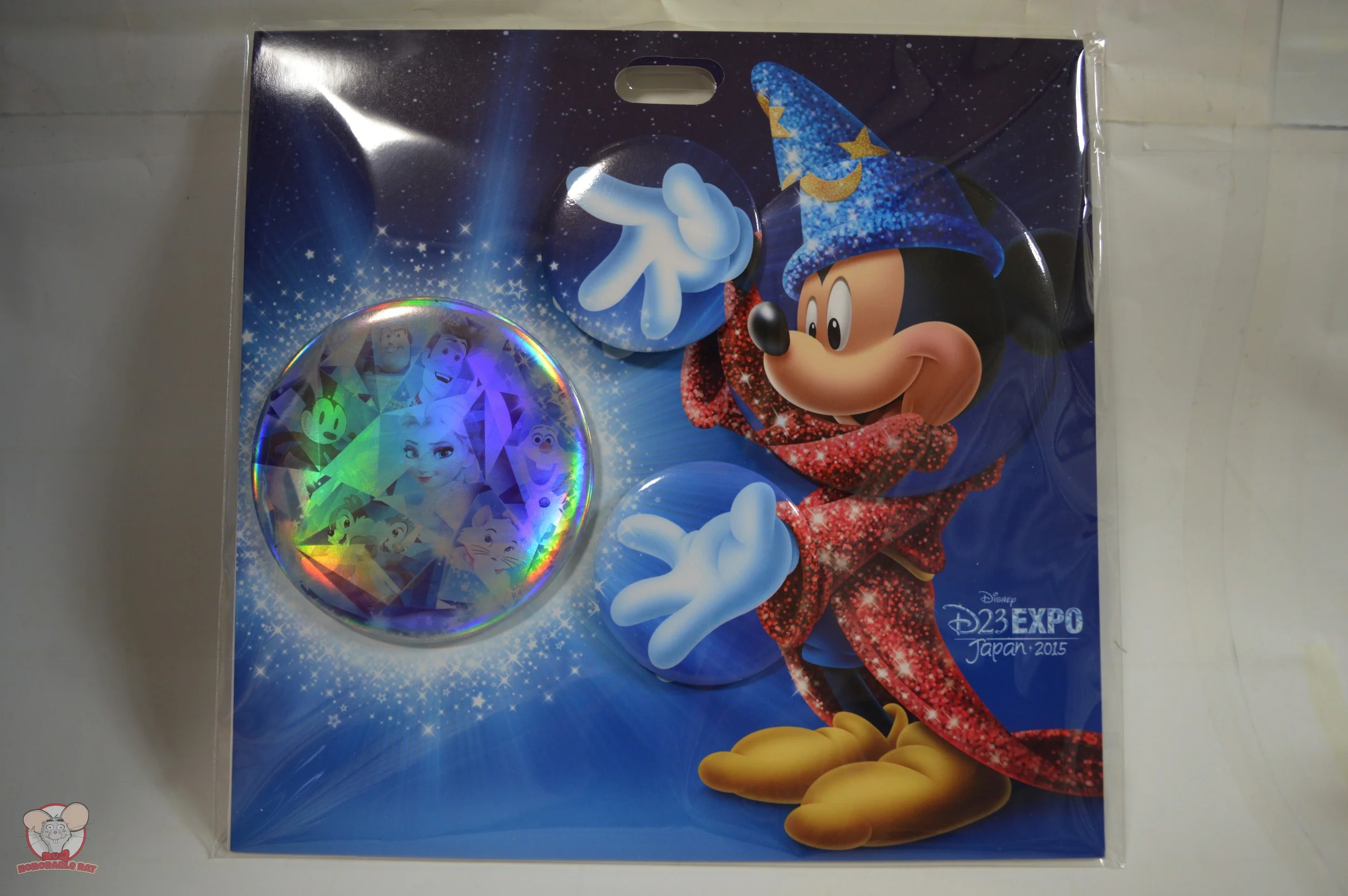 D23 Expo Japan 2015 Set of 4 Button Badges