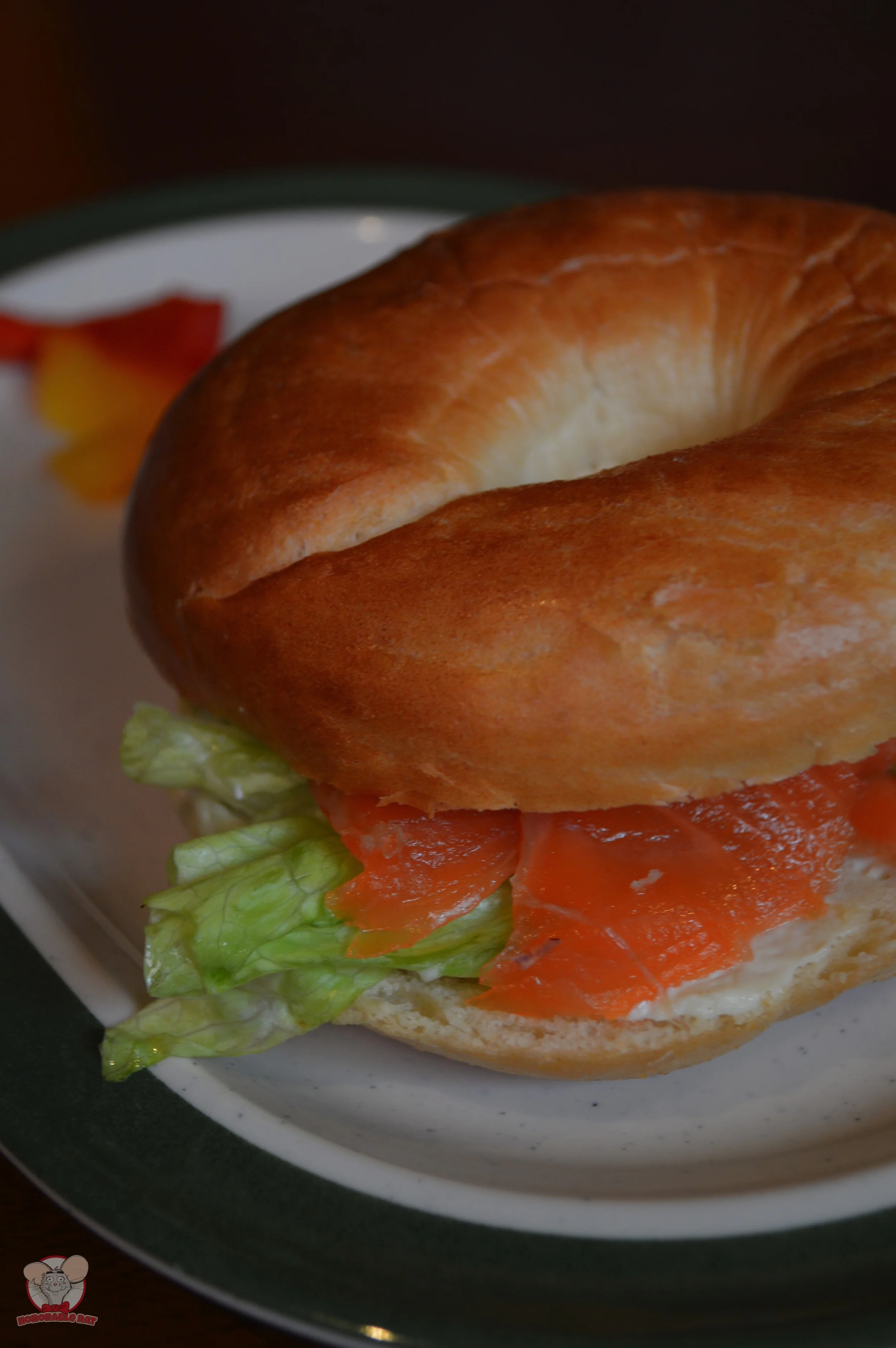 Shrimp & Salmon Trout on Soft Bagel