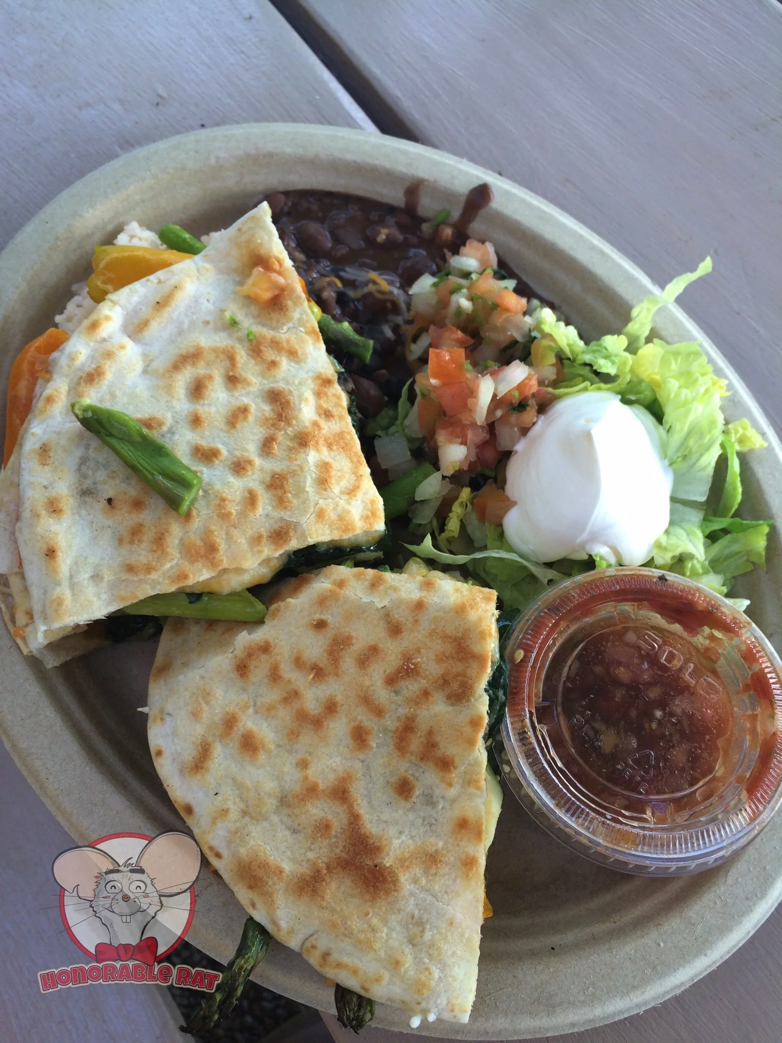 Roasted Veggies Quesadillas