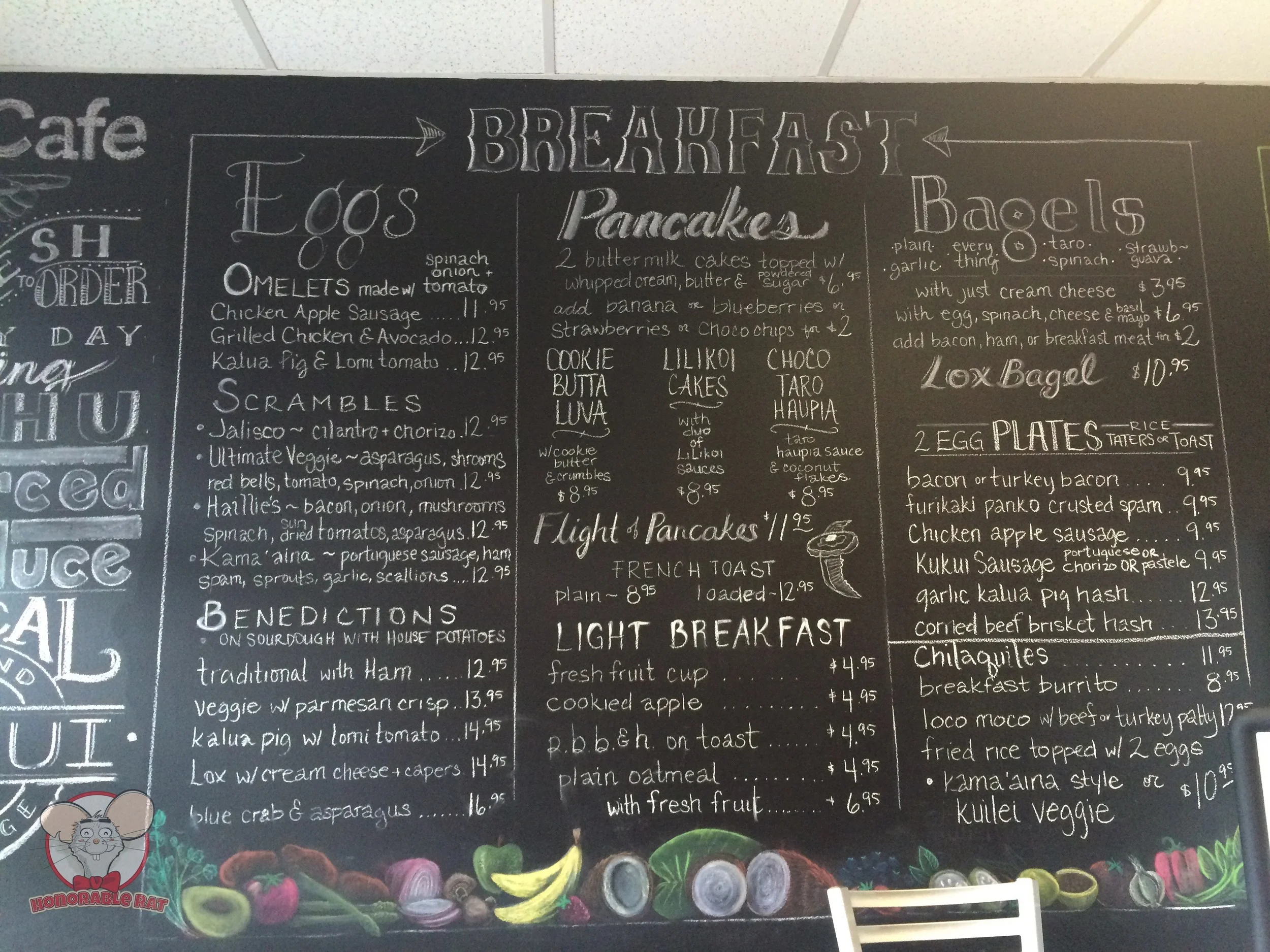 My Cafe Food Board