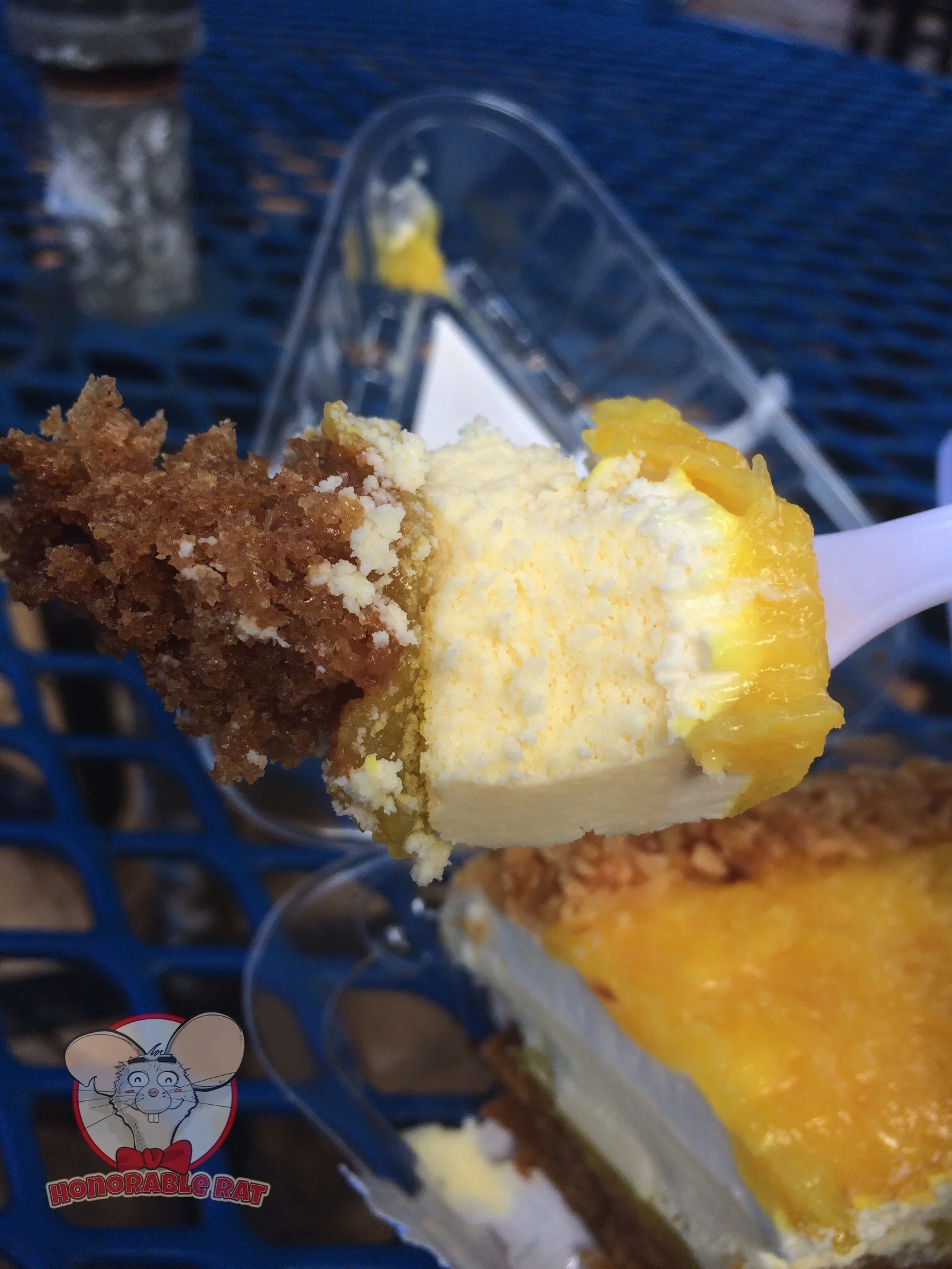An even closer look at this amazing cheesecake