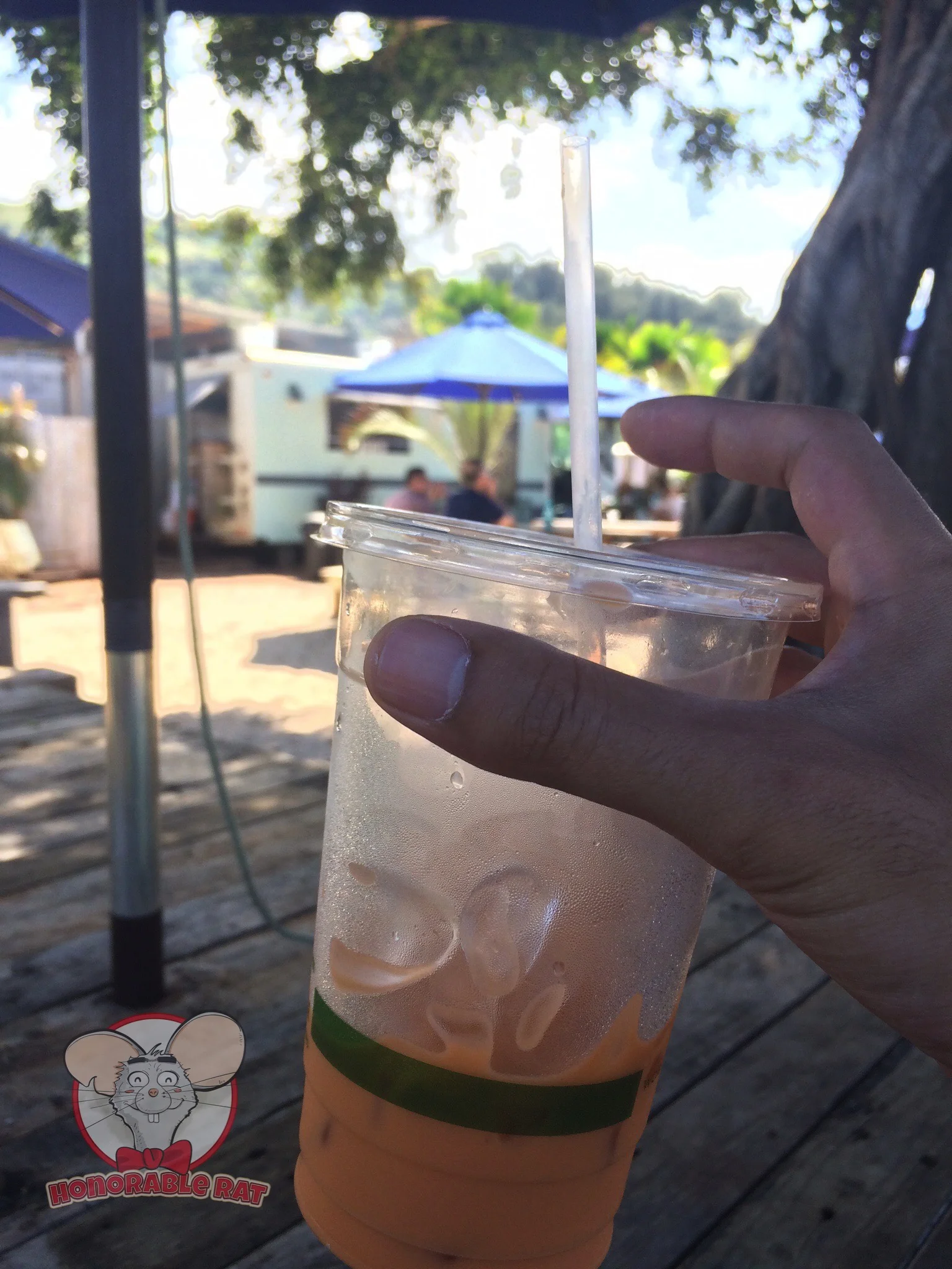 Thai Iced Tea or what's left of it