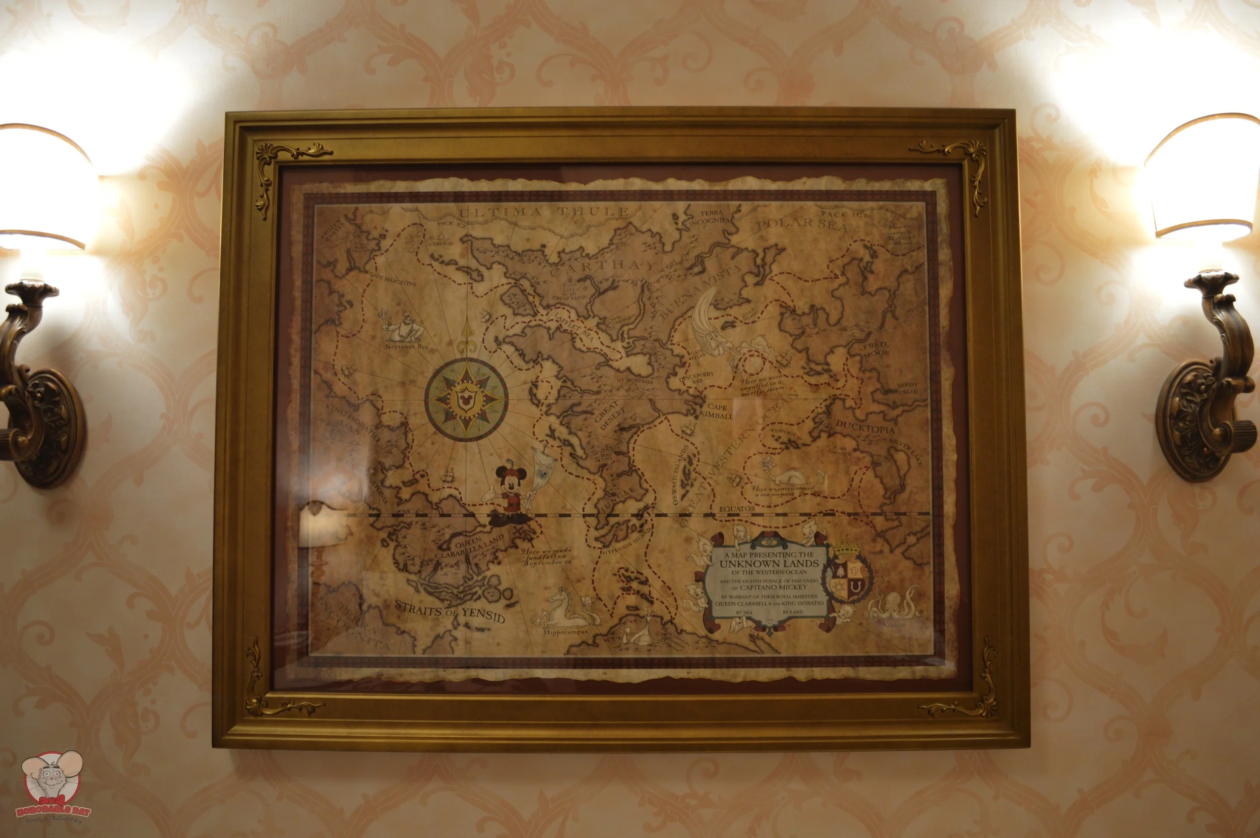 Map on the wall