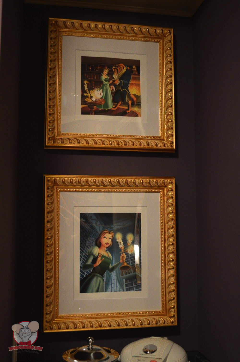 Beautifully painted pictures of the characters