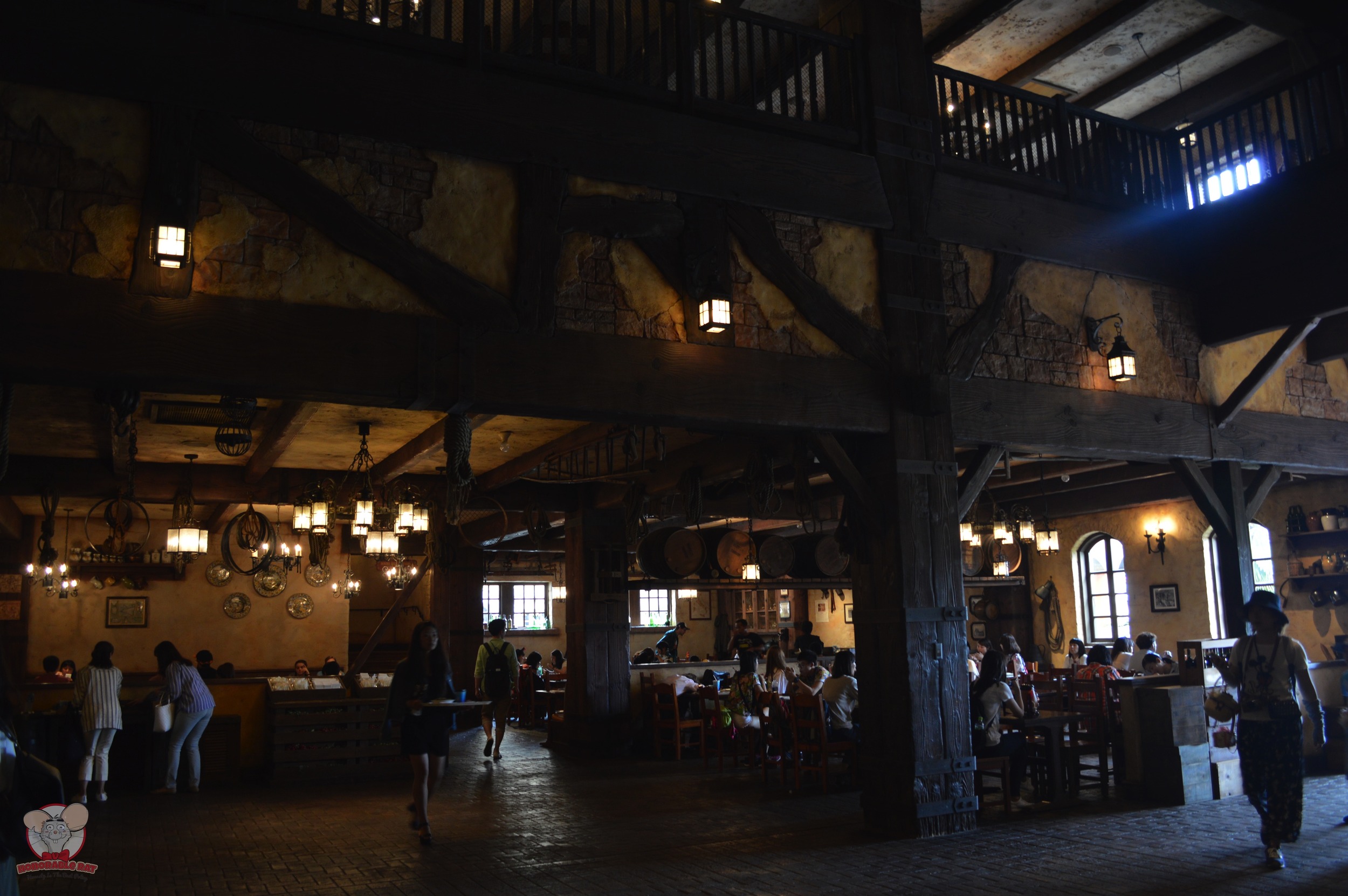 Two floors of seating
