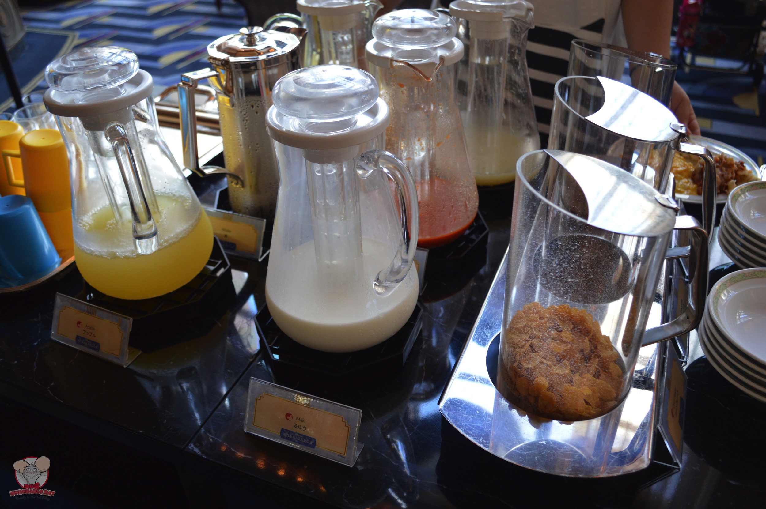 Apple juice and milk