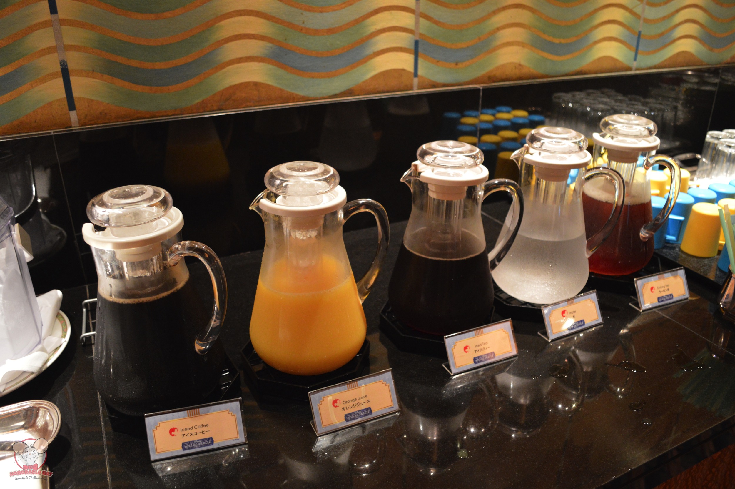 Coffee, tea and juice