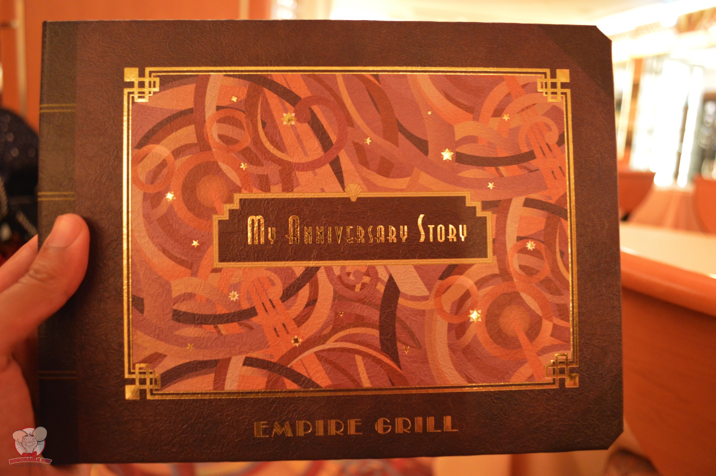 "My Anniversary Story" storybook menu