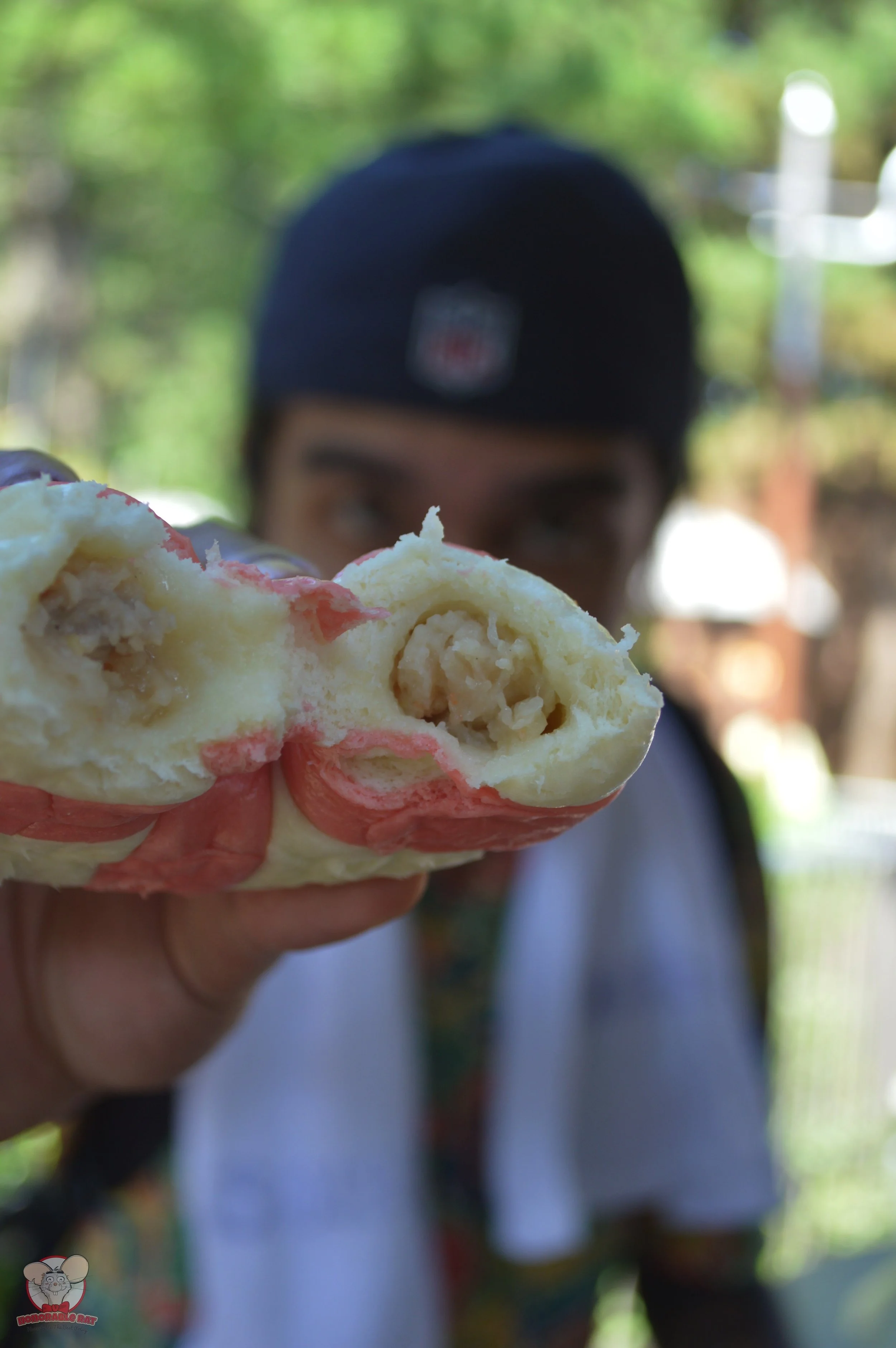 Inside of Ukiwah Bun (Shrimp)