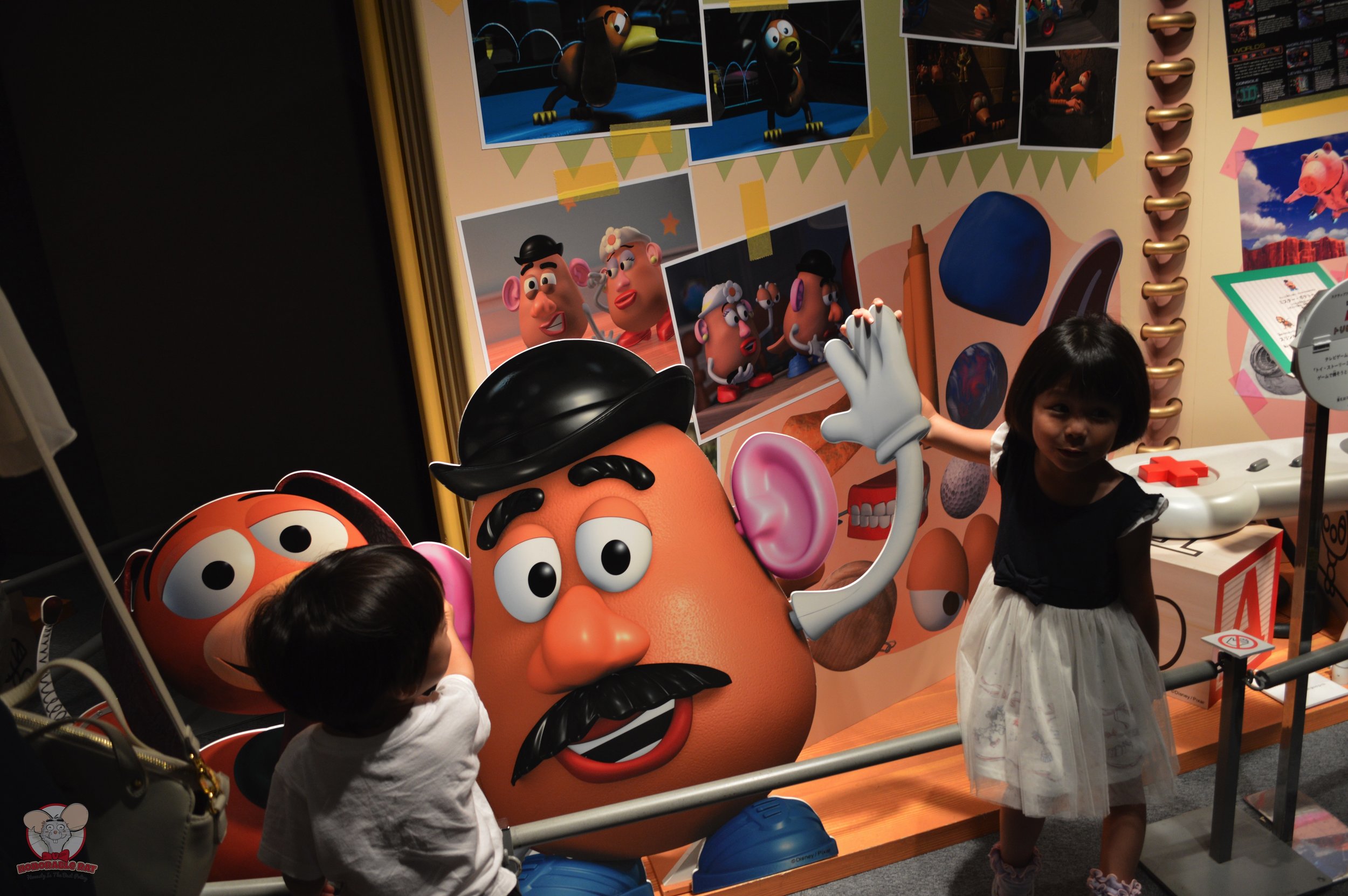 Kids with Mr Potato Head