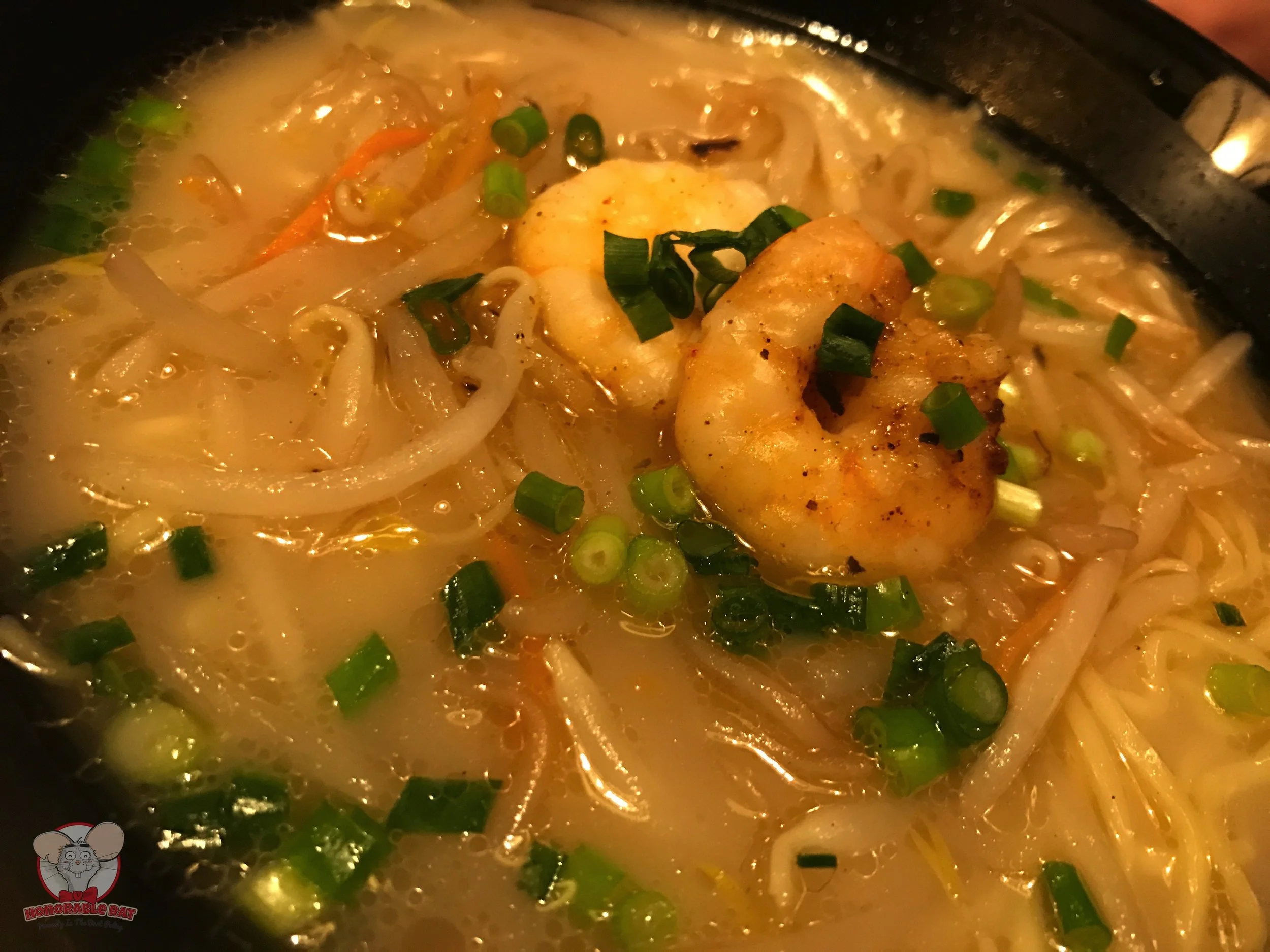 Shrimp & Vegetables in Pork Soup