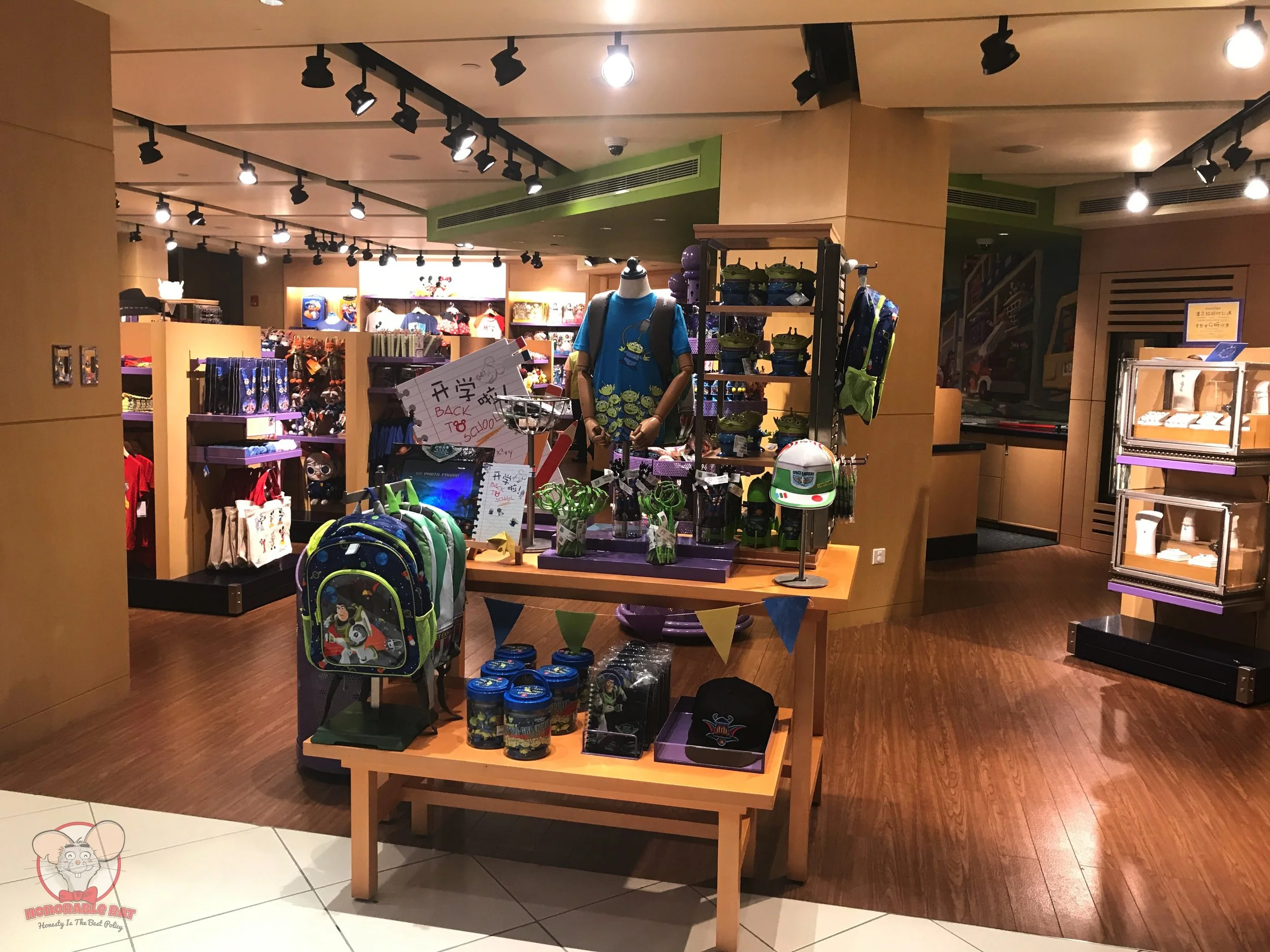 Loads of Toy Story souvenirs