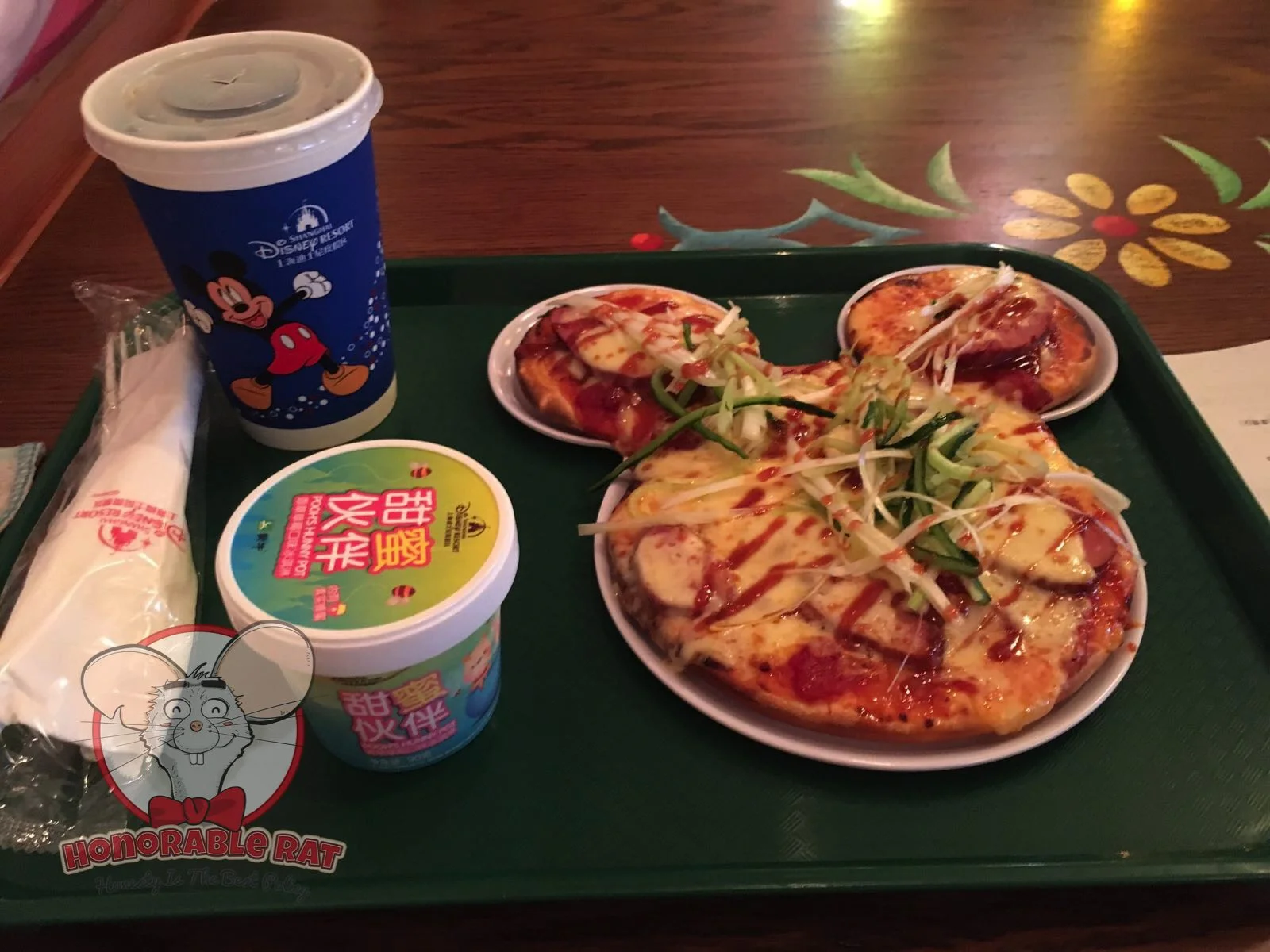 The infamous Peking Duck Pizza