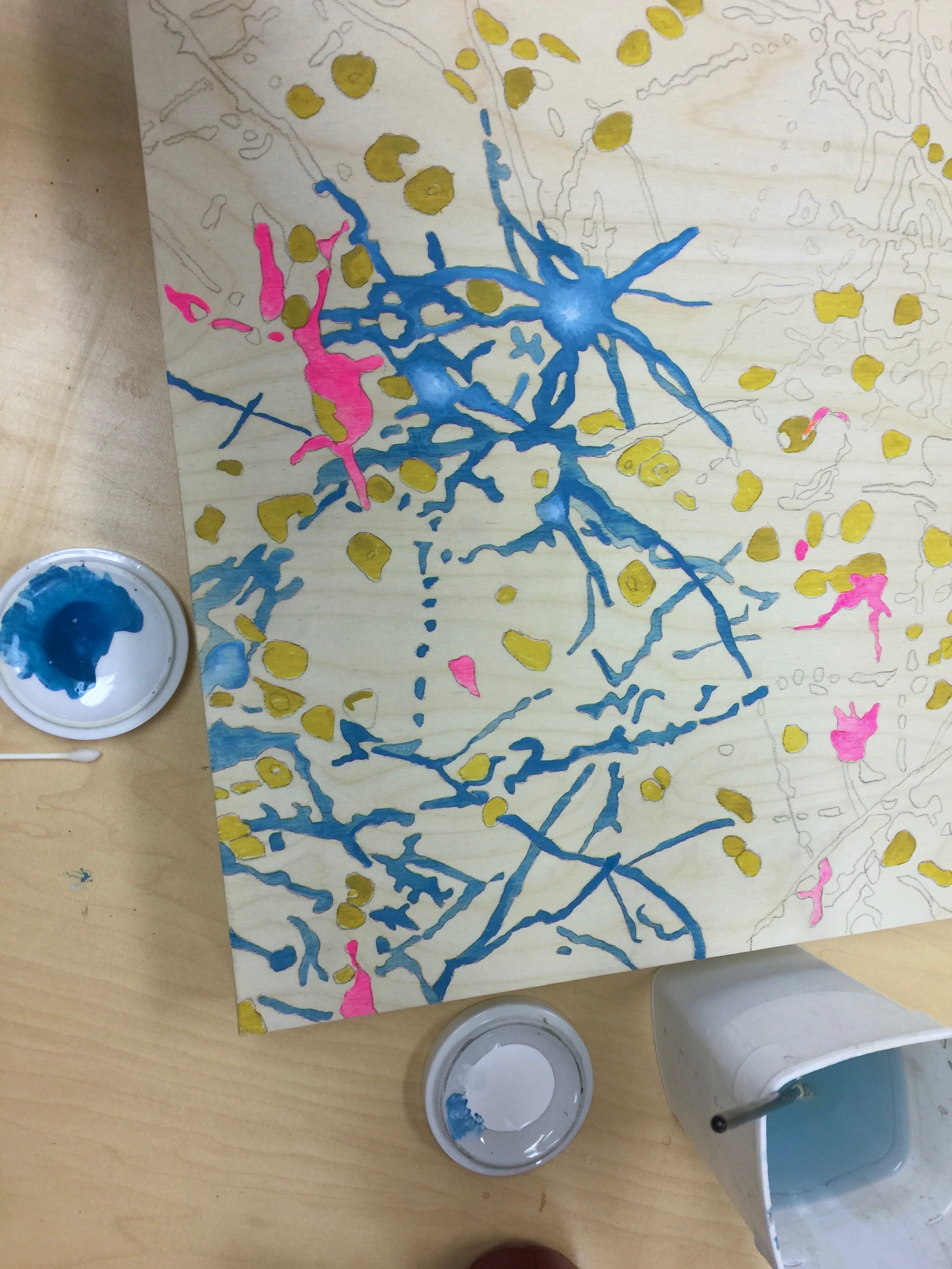 beginning with the blue