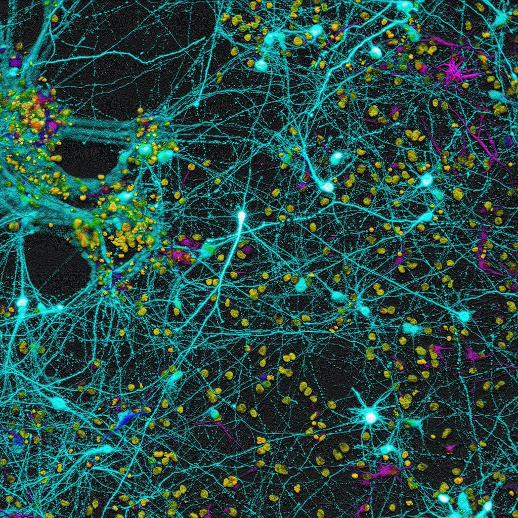 “Mapping Manhattan” collaboration by Yana Zorina and Darcy Elise Johnson, microscopy, digital media