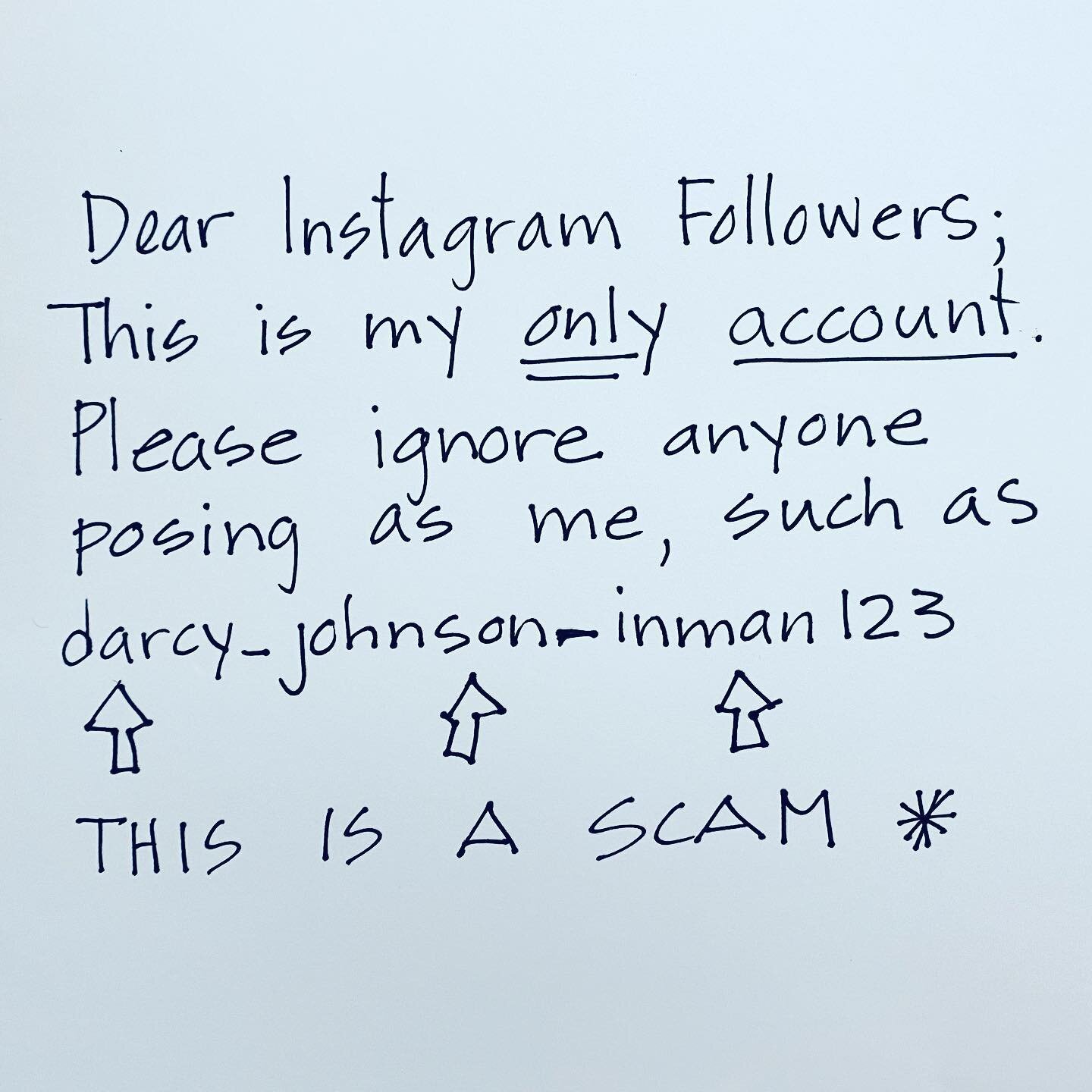 Please beware of this scam.