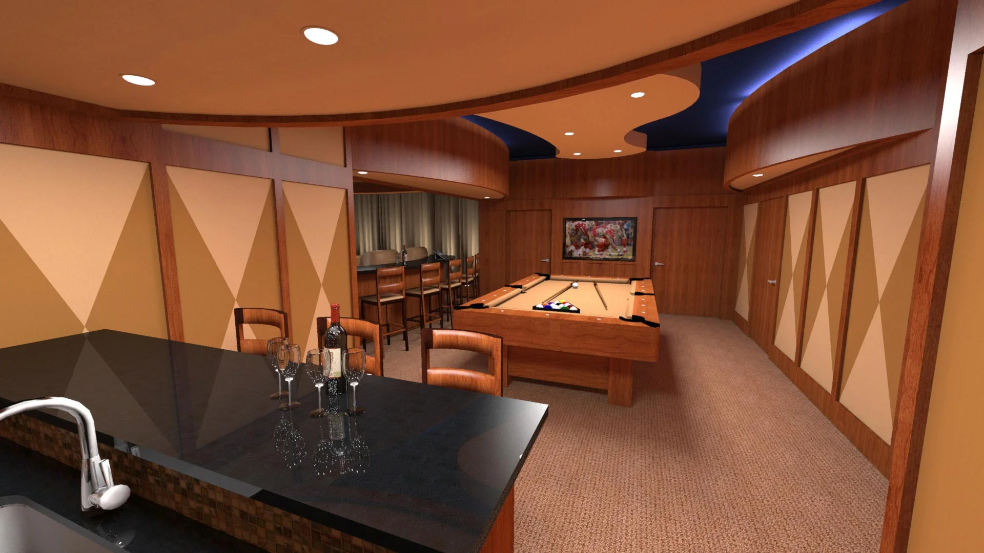 Experience Center 3D Model - Rendered