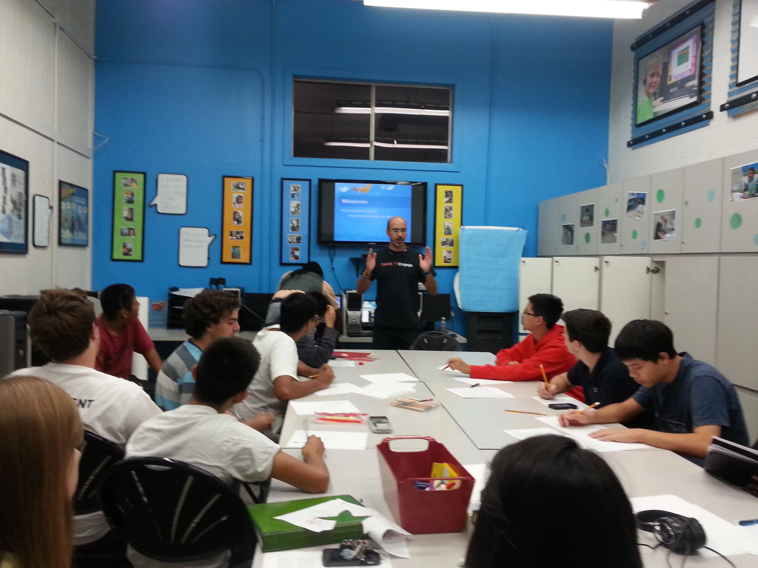 Volunteering at Boys and Girls Club in Tustin, CA