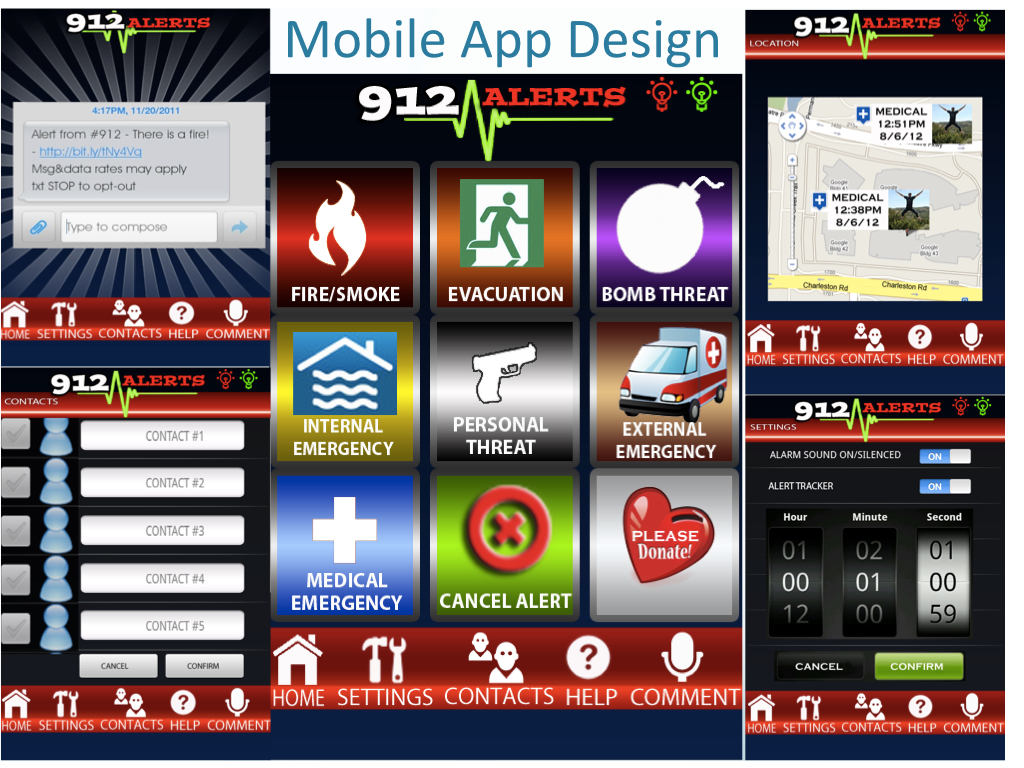 Startup Weekend - 912 Alerts Mobile App for emergency response