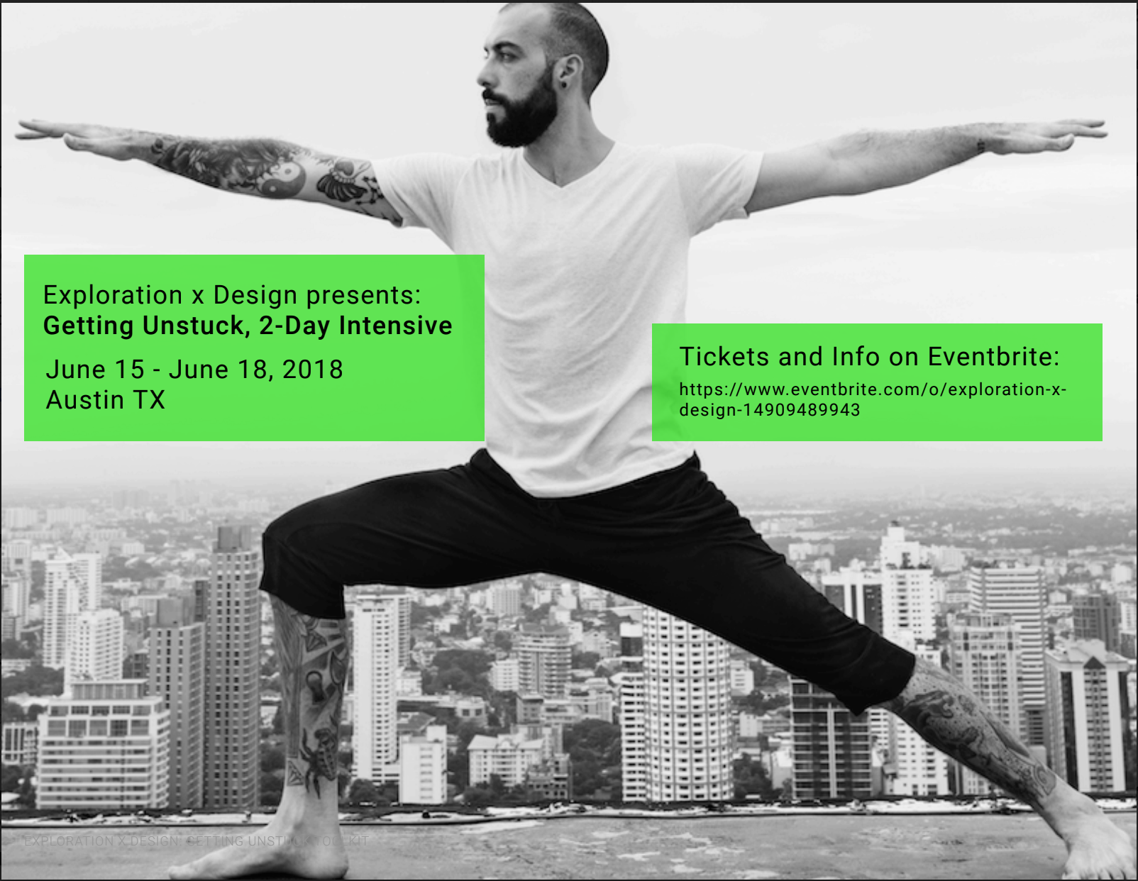 Jessica Lowry - Getting Unstuck Retreat,     June 15th - June 18th 2018, Austin, TX