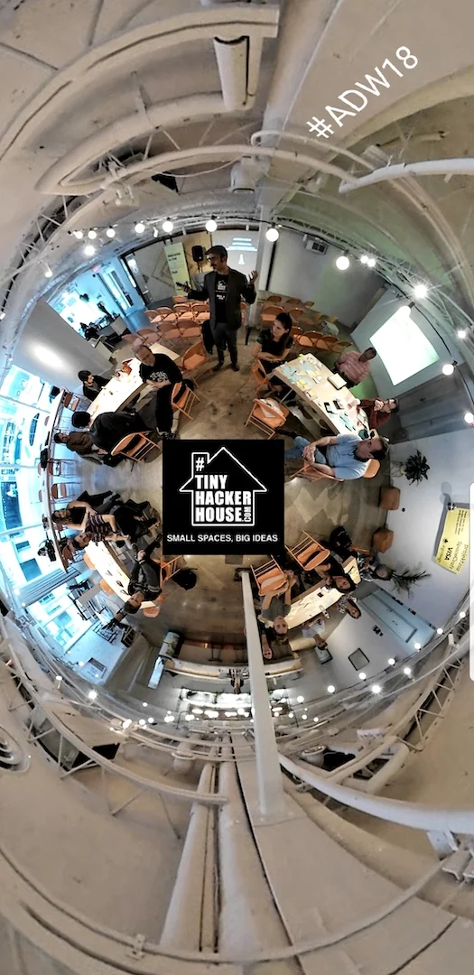 Hosting TinyHackerHouse Design Challenge 4.0 workshop at #ADW19