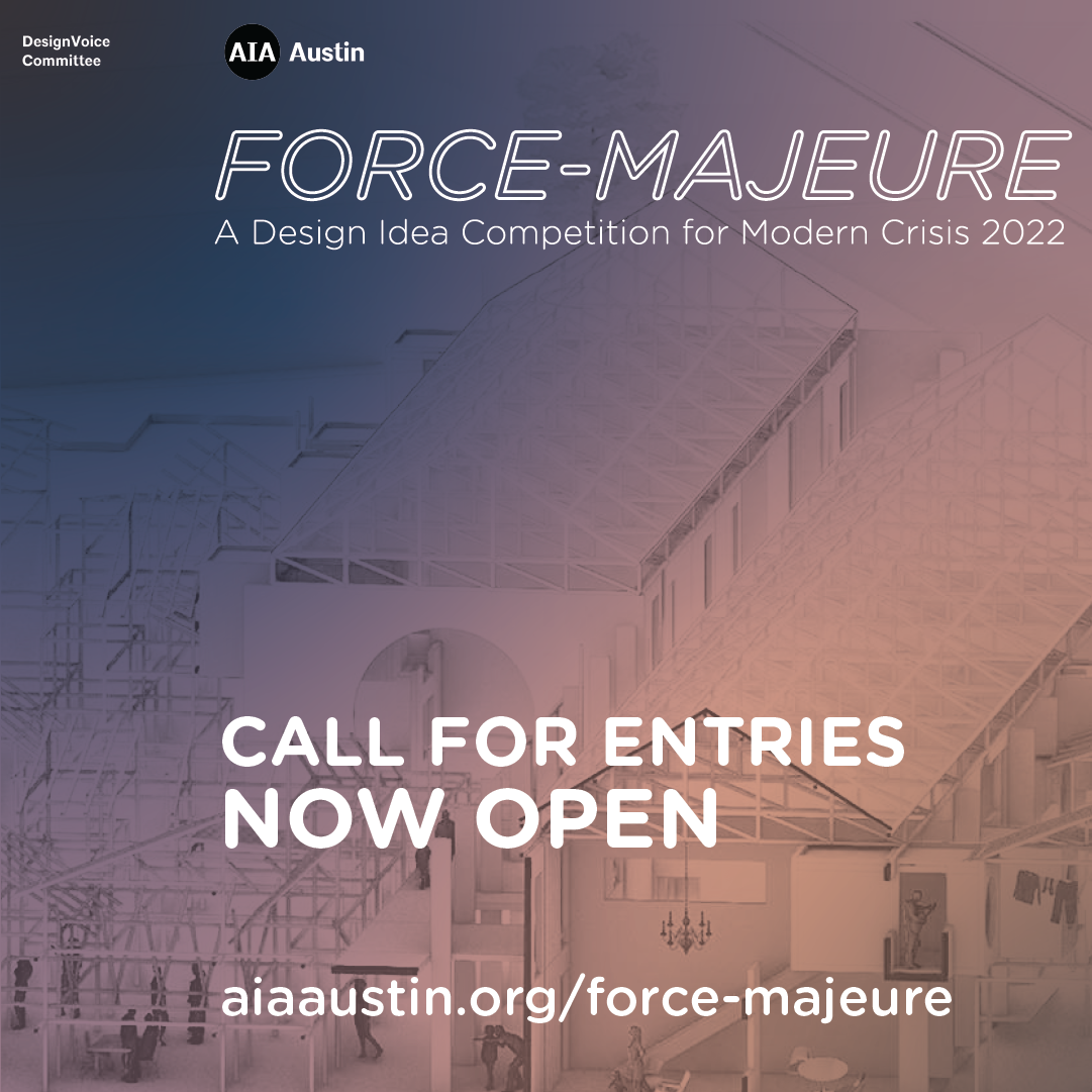Another year partnering with AIA to host 2022 Force-Majeure Call for Entries now open..