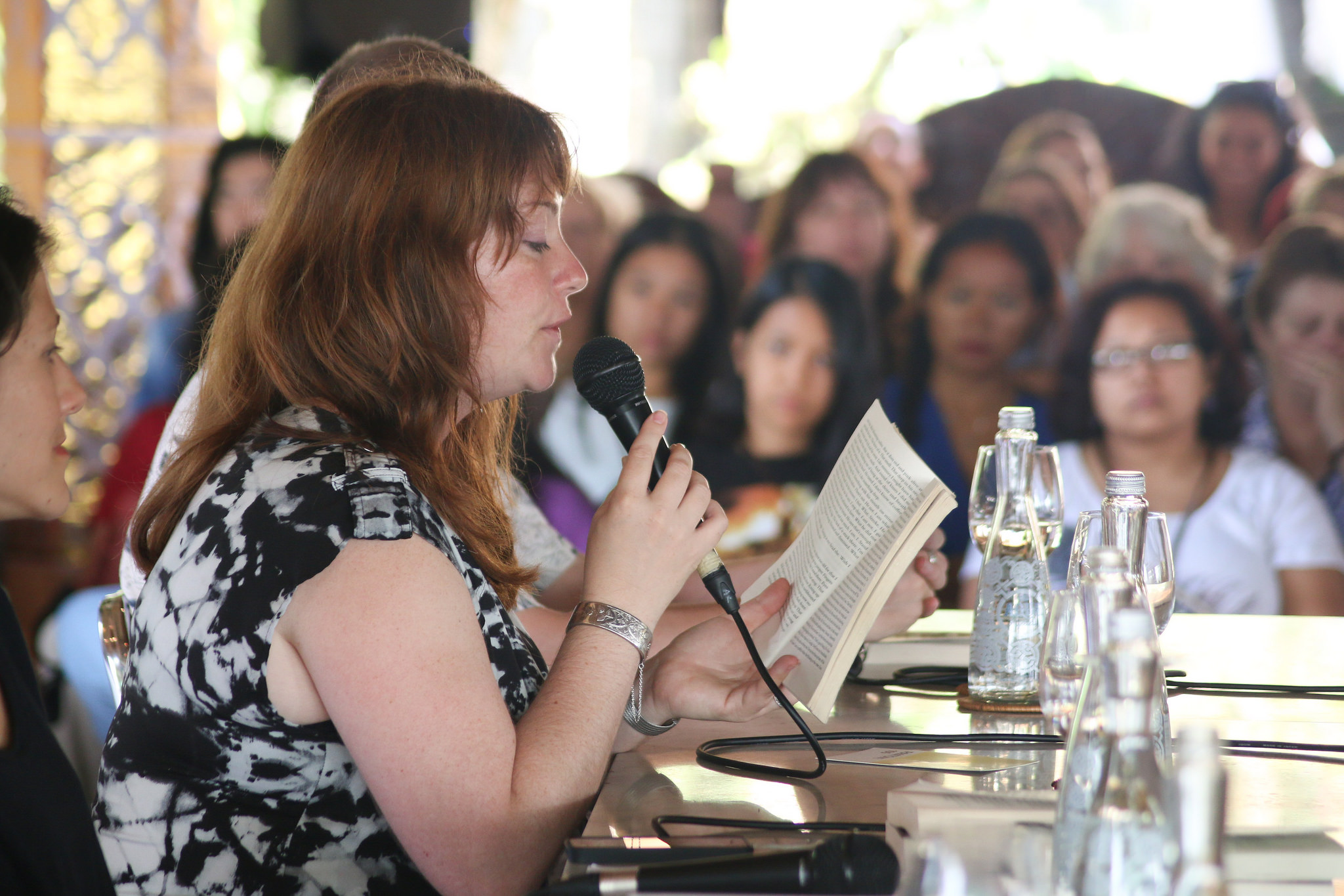 Irish experimental writer and 2013 Goldsmith novel award winner Eimeir McBride. Image Credit: Vifick. Wide Awake Language. Indus