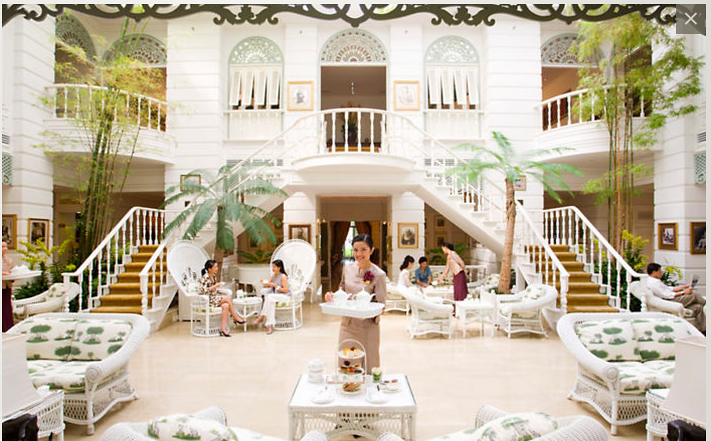 The Author's Lounge is decked out in Jim Thompson fabrics. Great for afternoon tea - or get yourself invited to drinks with the GM. 