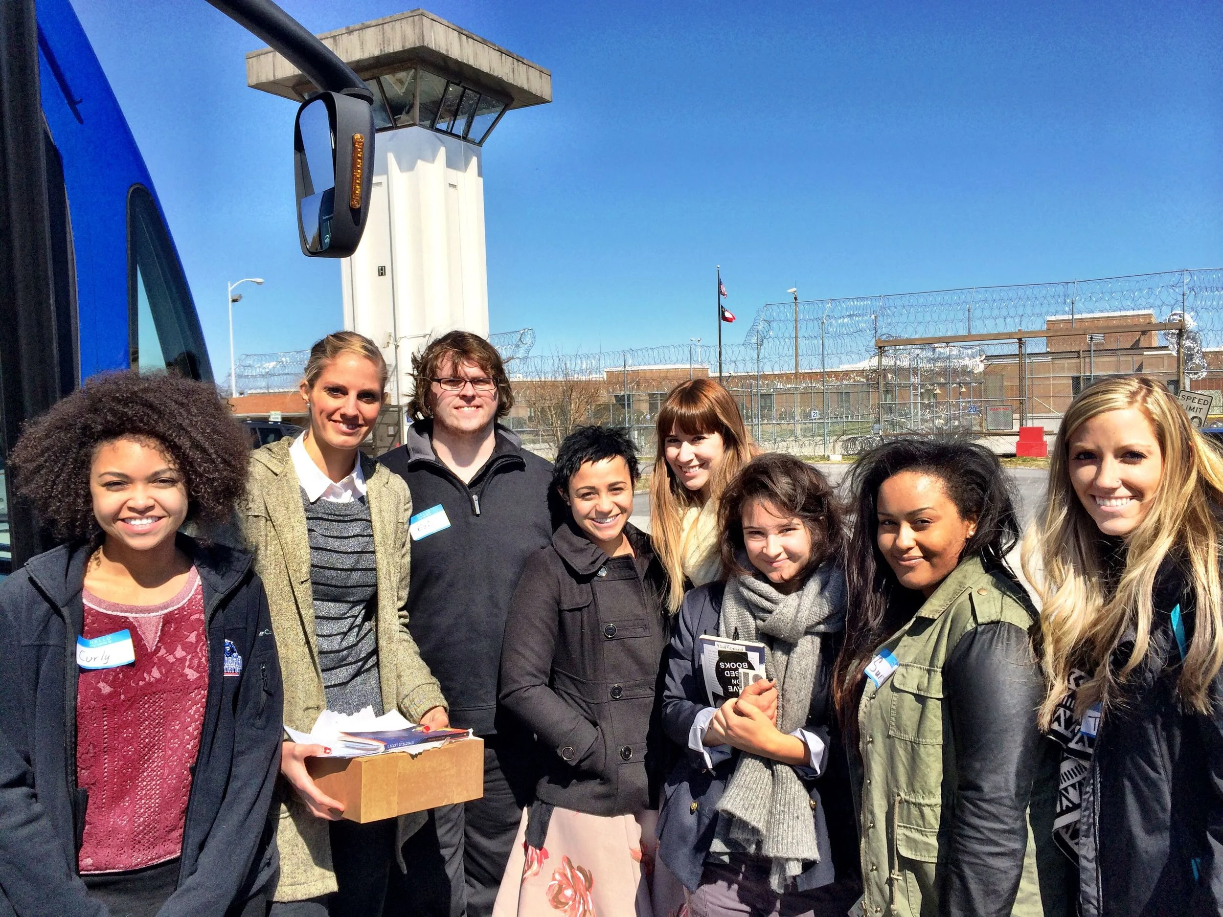 Ellen Stockstill's students visit prison
