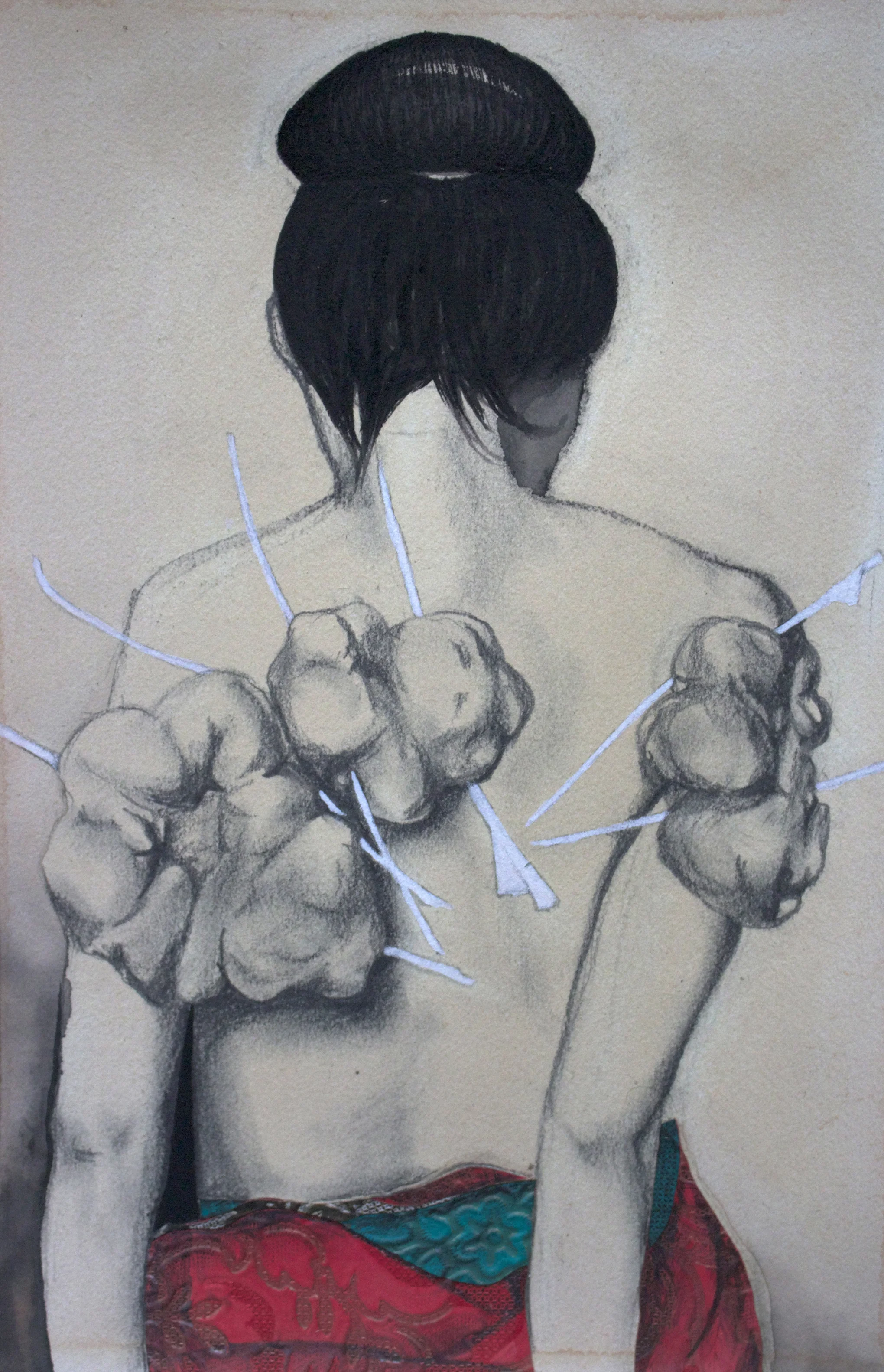 Lady with back lumps
