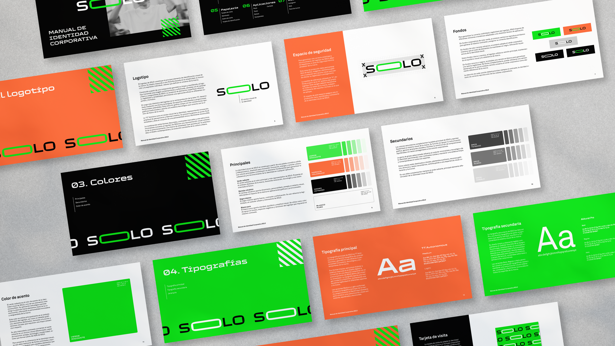 Mockup Manual de Identidad Corporativa SOLO
