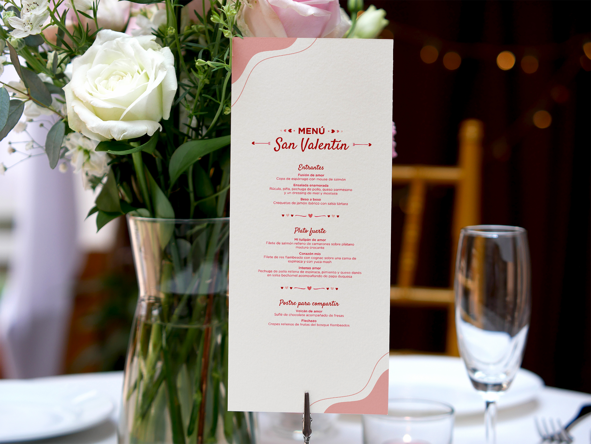 Mockup Menú San Valentín