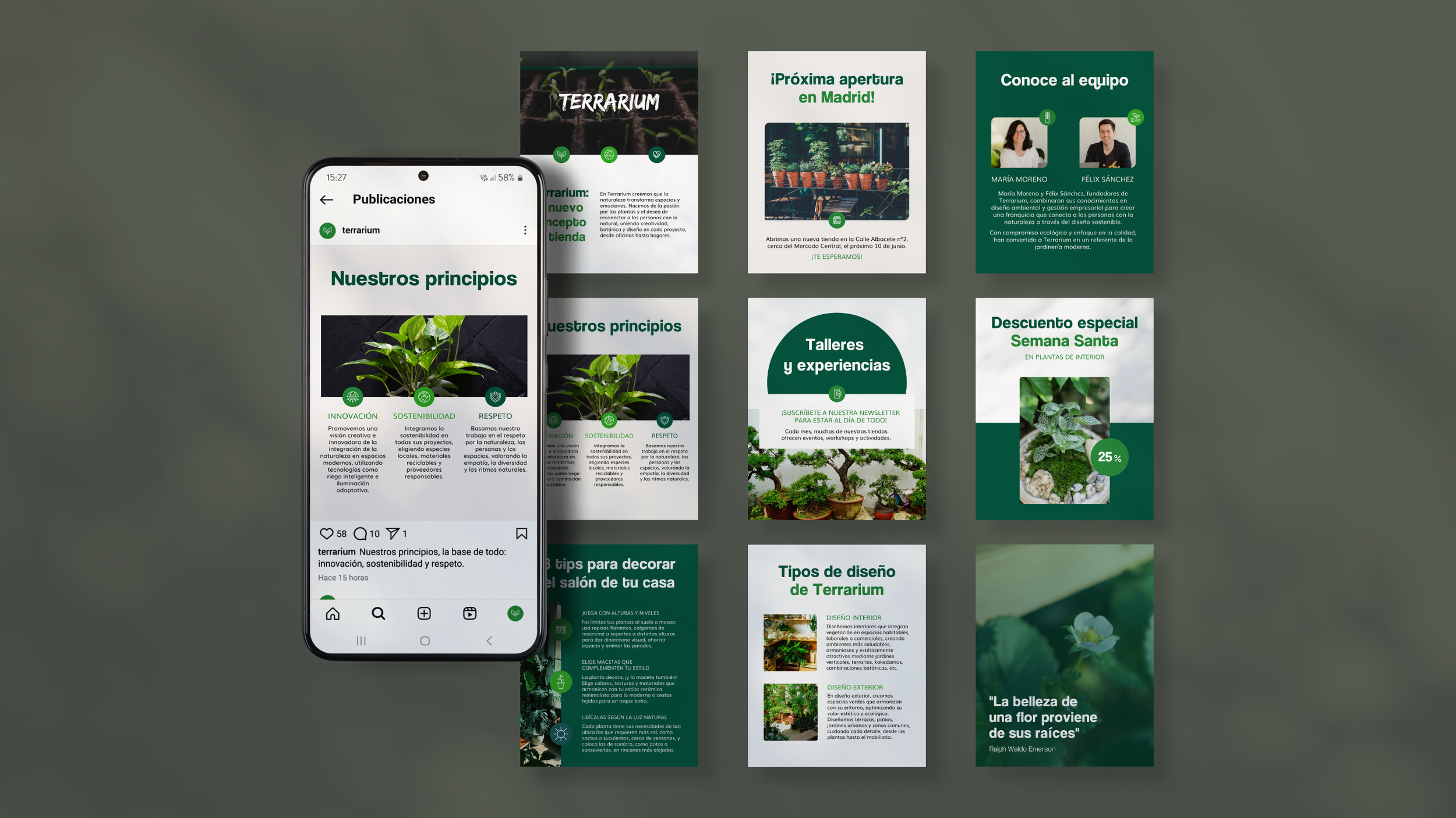 Mockup Instagram Terrarium
