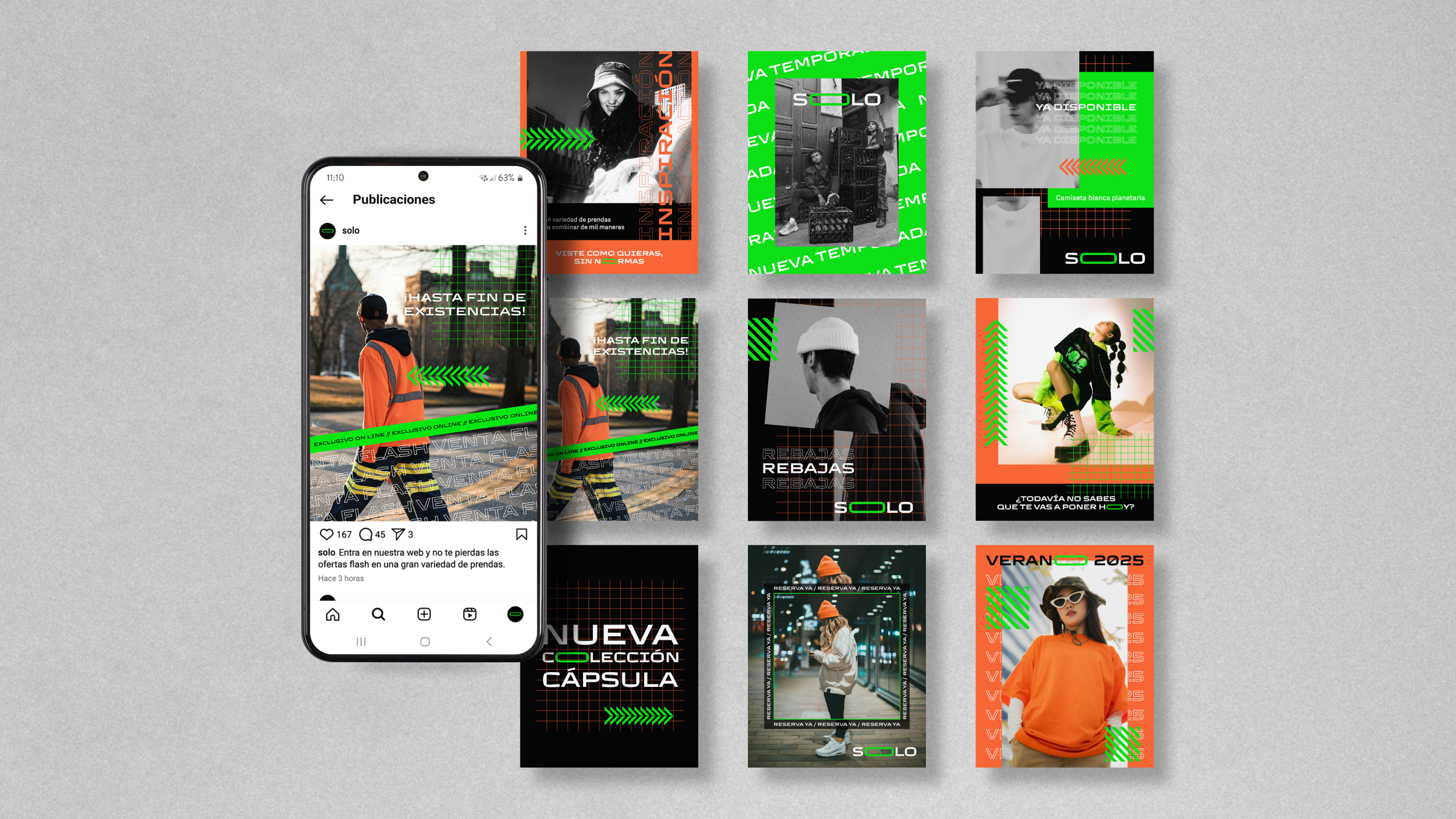 Mockup creatividades Instagram SOLO