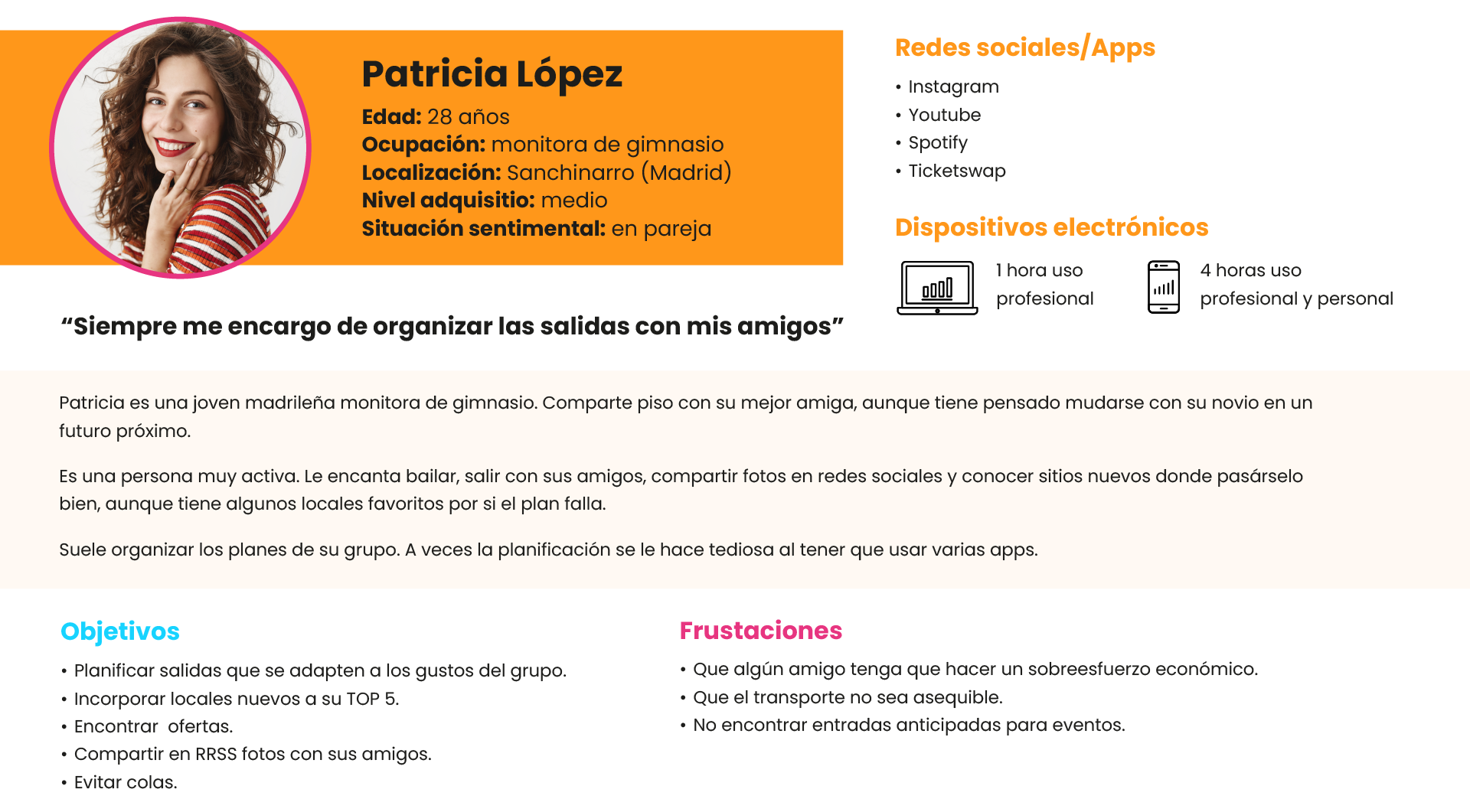 Perfil cliente go OUT