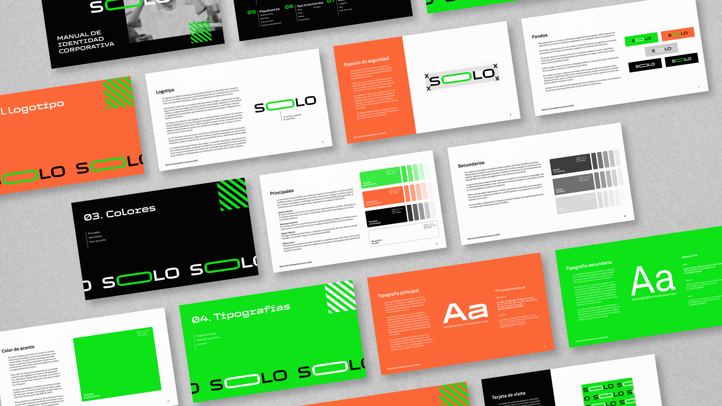 Mockup Manual de Identidad Corporativa SOLO