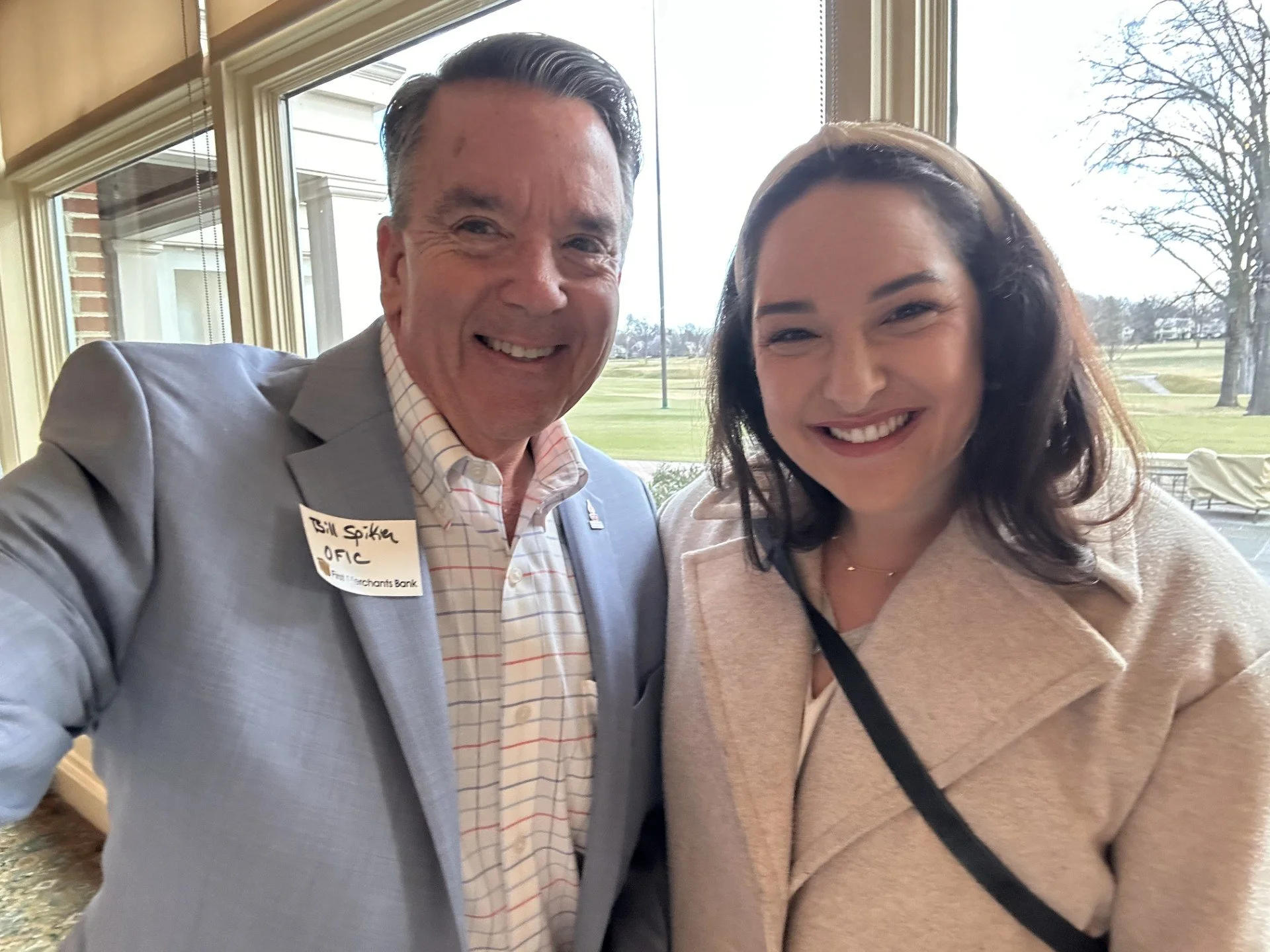 Bill Spiker, President, OFIC and Katie Lease, Director of Career Development, Capital University