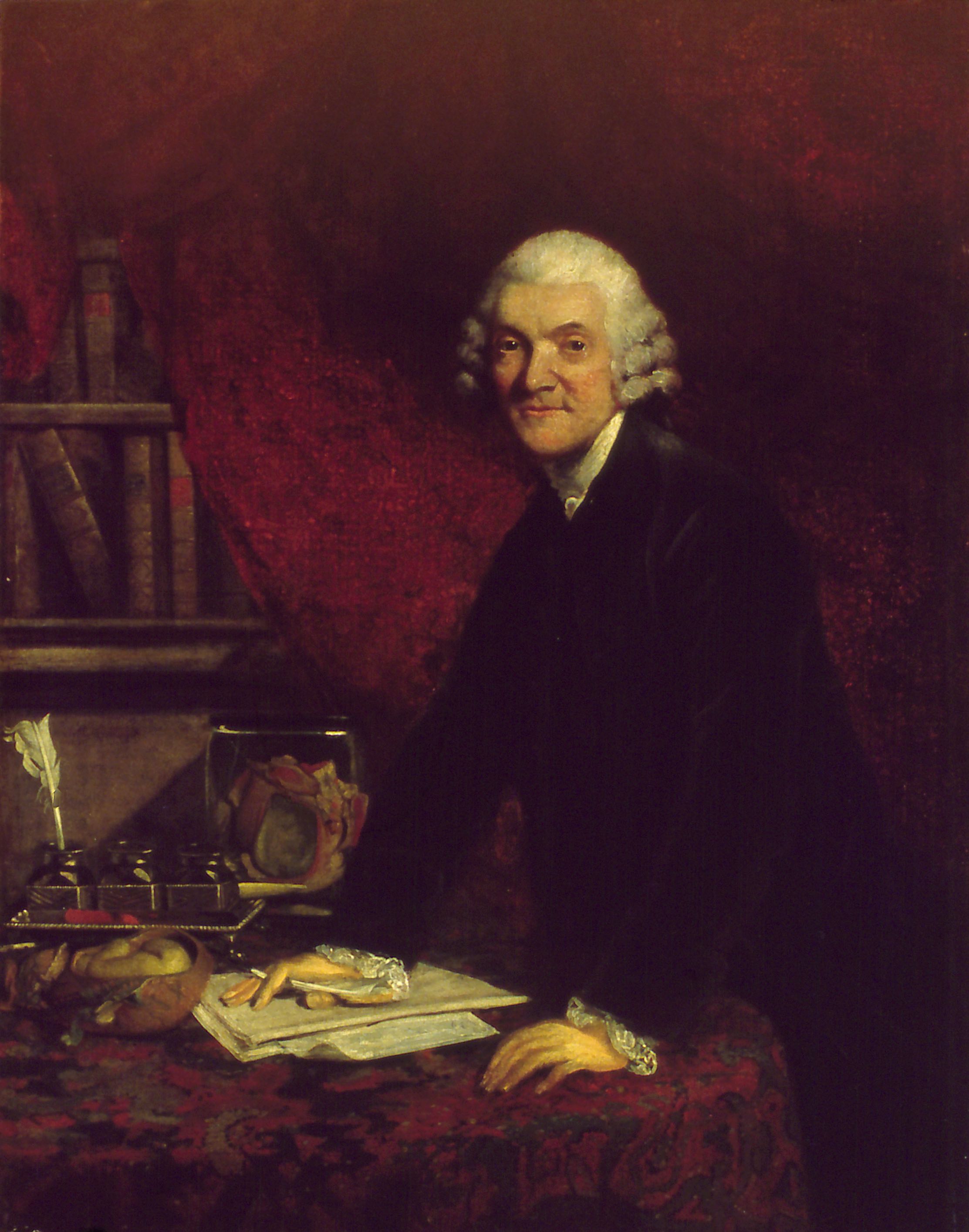 William Hunter, by Joshua Reynolds. Original in the Hunterian Museum, Glasgow.