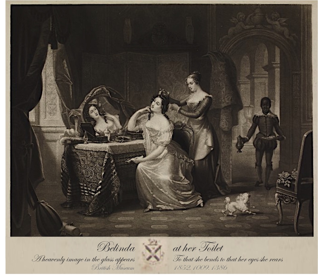 William Say, after Henri Jean-Baptiste Fradelle, Belinda at her Toilet , ca. 1820. (c) Trustees of the British Museum.
