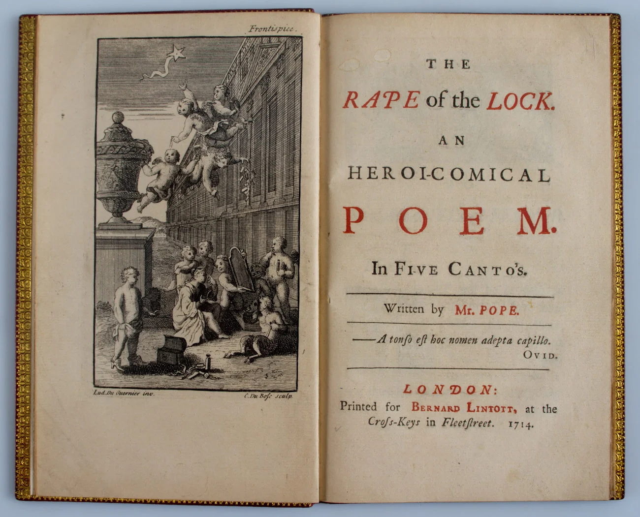 Alexander Pope, The Rape of the Lock (London: 1714). "Some thought it mounted to the lunar sphere,/ Since all things lost on Earth, are treasur'd there."