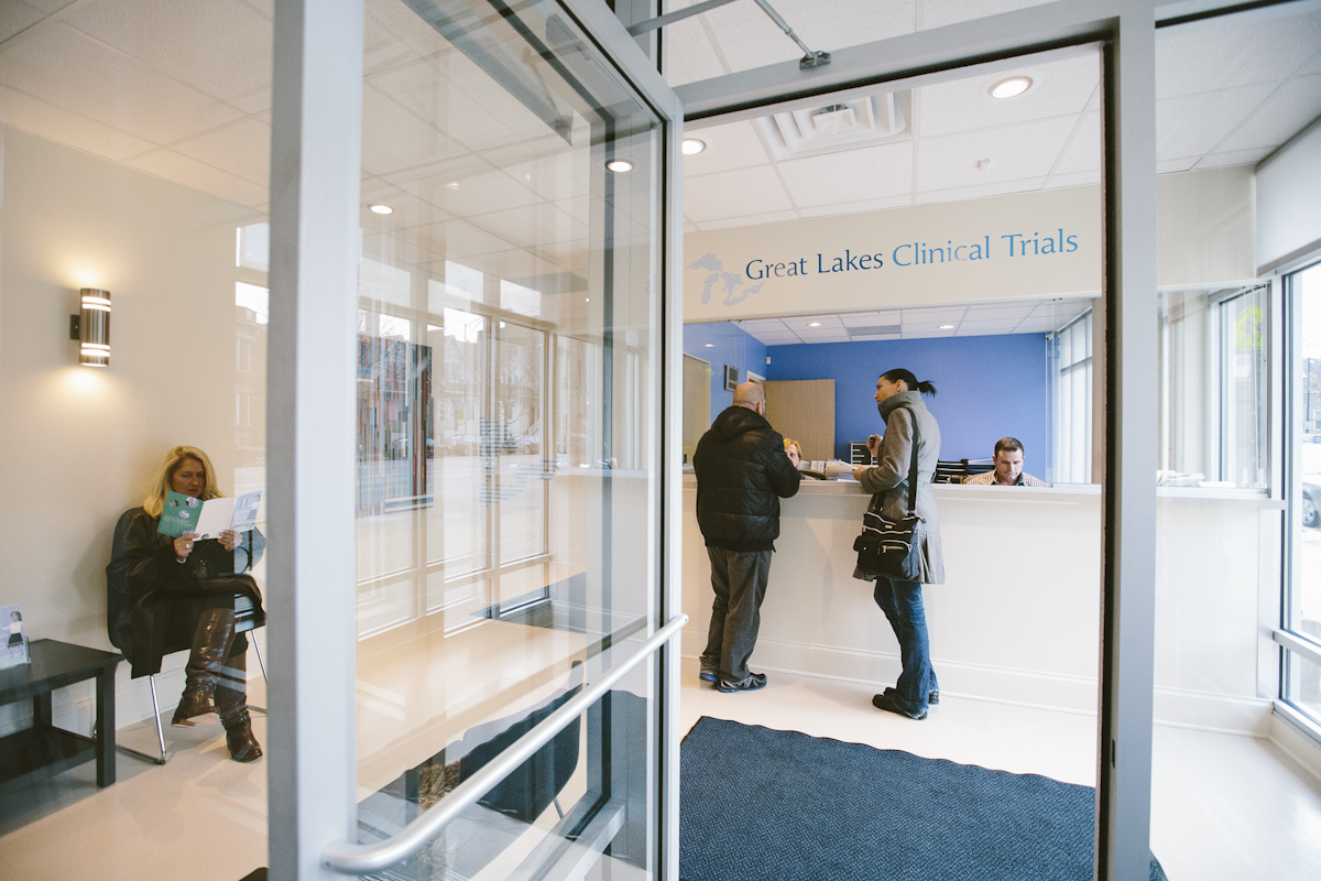 Reception area