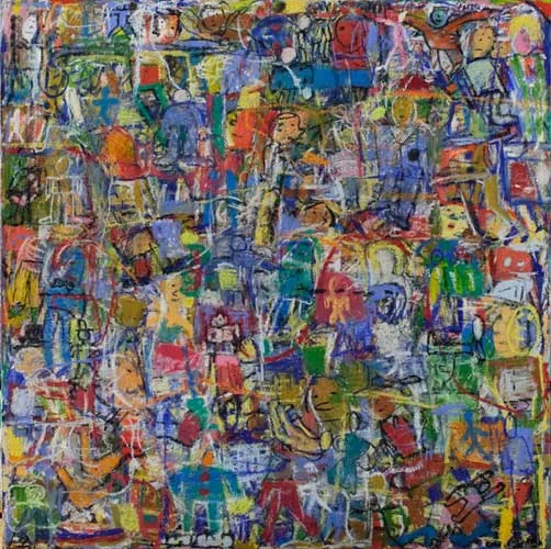 Easy Living, 2009, oil on canvas, 60x60"