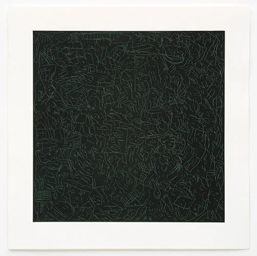 Can't Touch That, Monoprint on Paper, 16"x 16", 2012