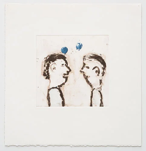 I Thought So, Monoprint on Paper, 15"x 15", 2012