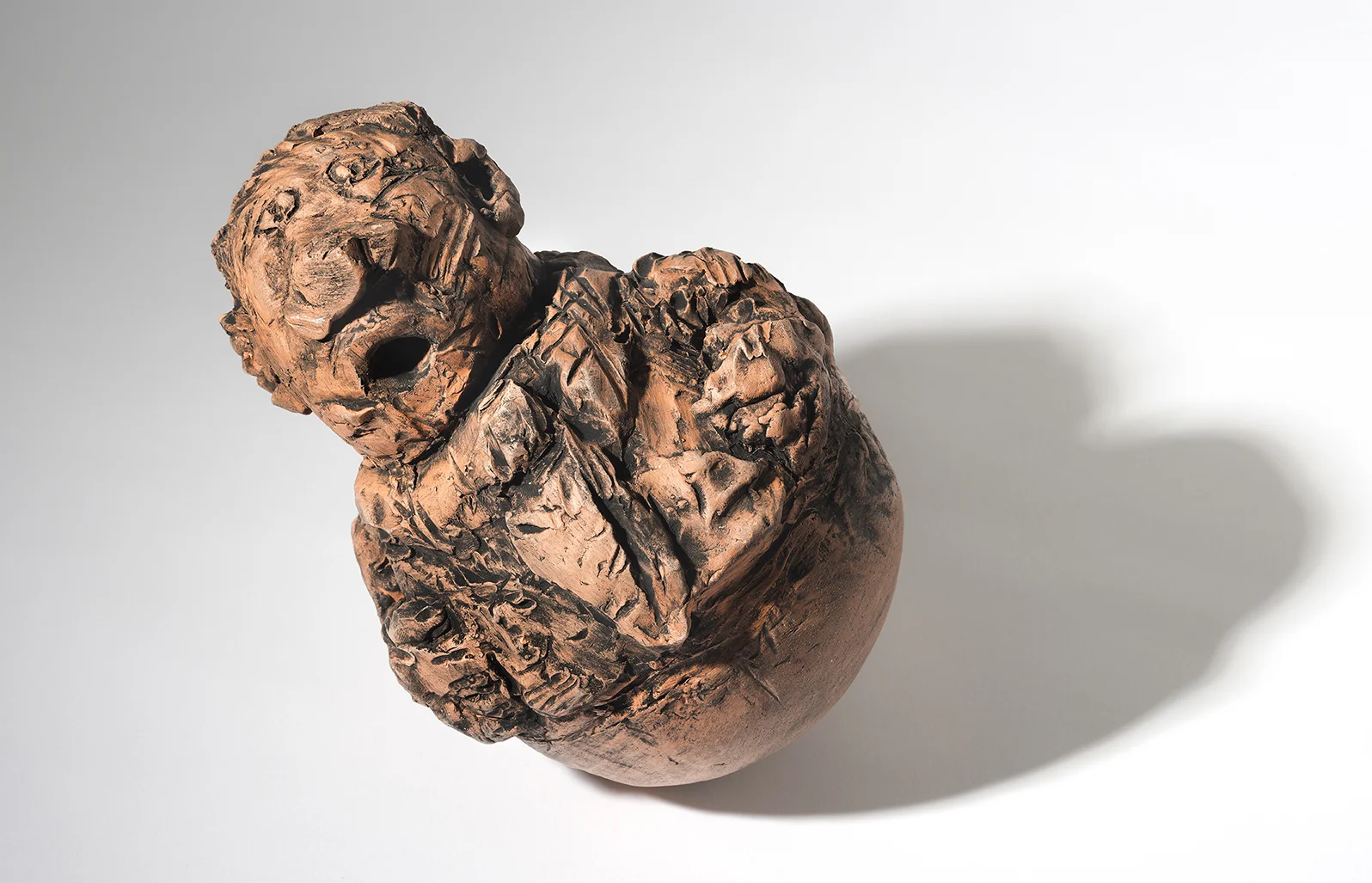 Push Over #1, 2014, ceramic, 8"x 6.5"