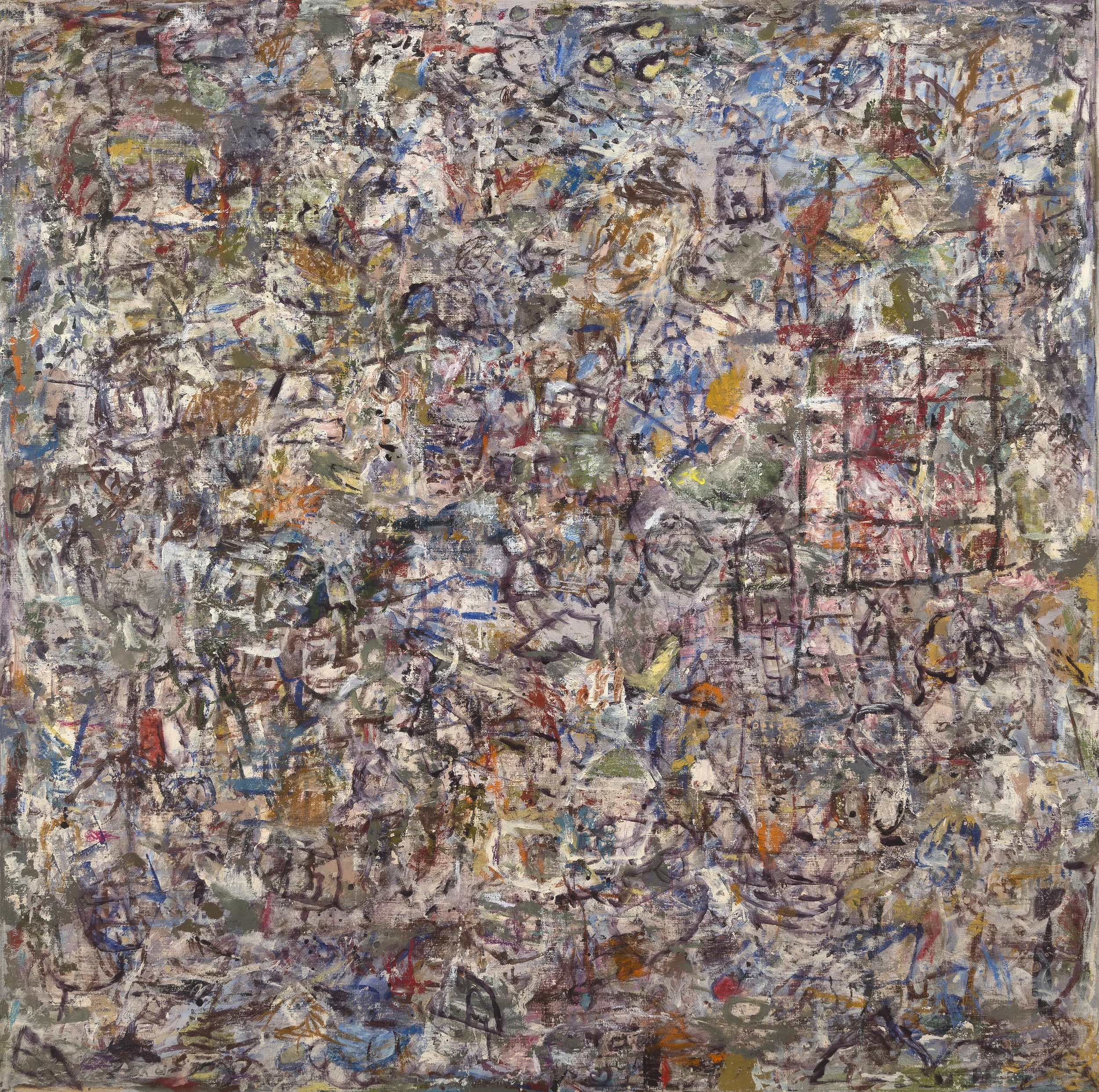 Scuff, 2014, Oil on Canvas, 60"x60"
