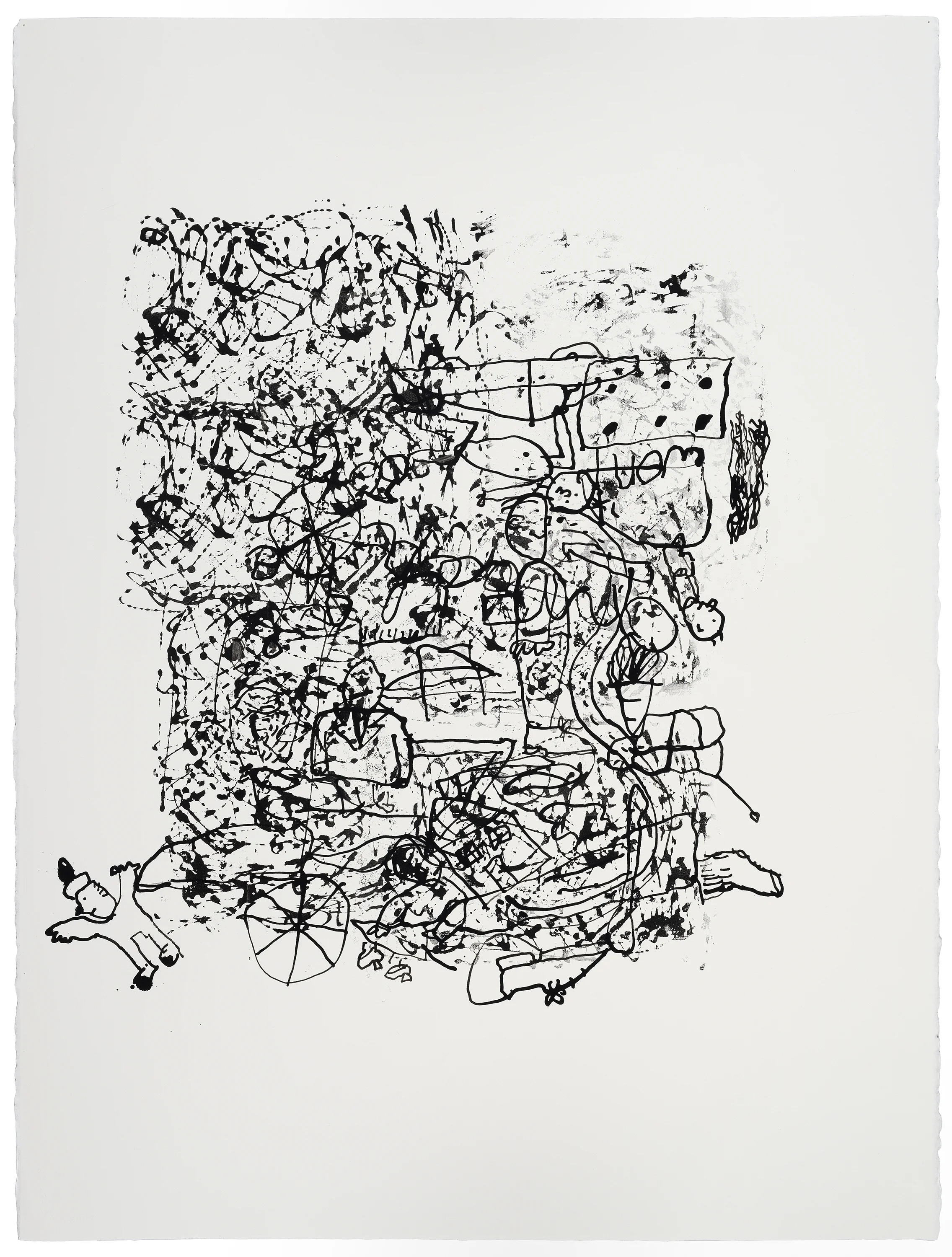 Take It Away, 2016, Ink on paper, 22 1/2" X 30"