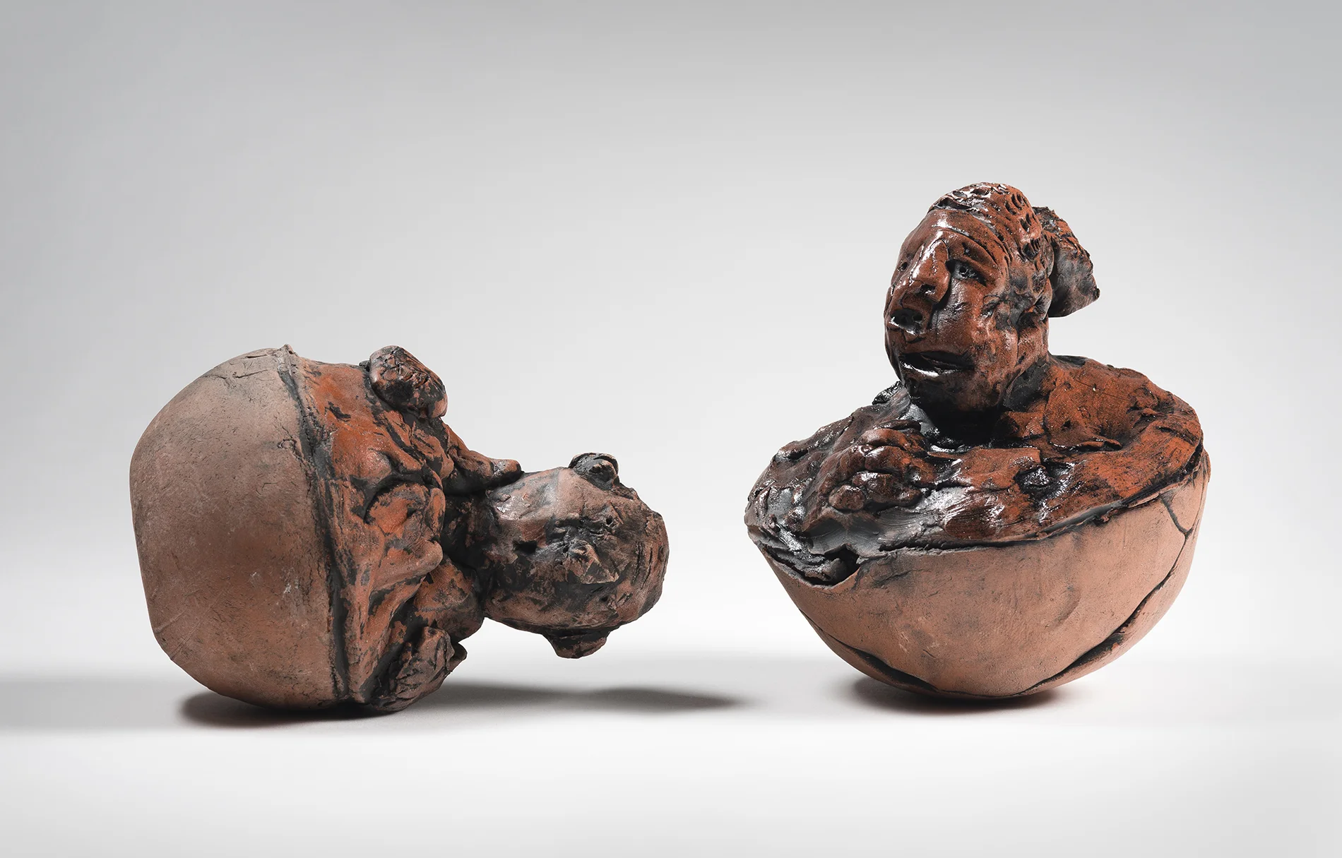 Twosome #1, 2016, ceramic, 7"x5"x5" (each)